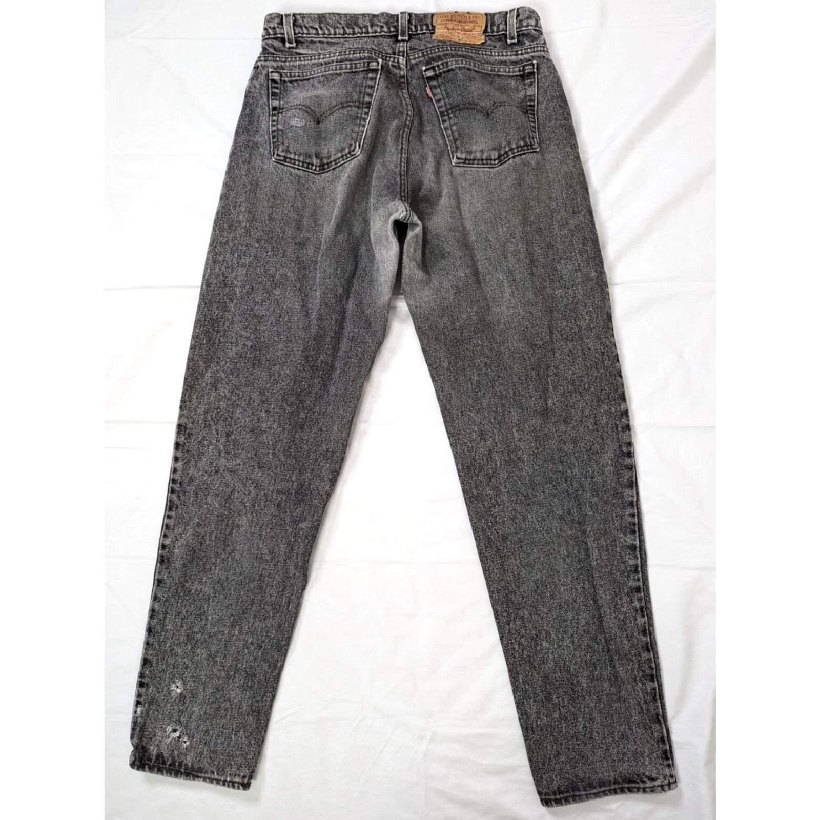 Levi's VINTAGE Levi's 550 Jeans Men 36x34 Black Denim Relaxed Tapered 5-Pocket USA V2 Size US 36 / EU 52 - 2 Thumbnail