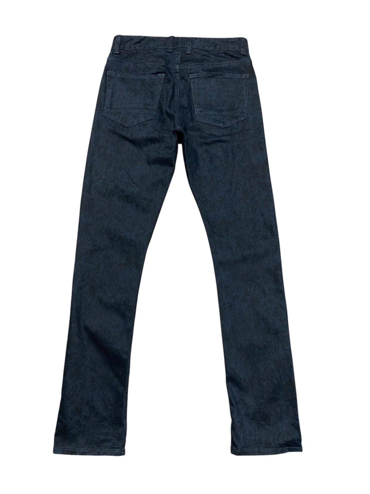 Katharine Hamnett London 1990s Hamnett abstract print skinny denim Size US 29 - 2 Thumbnail