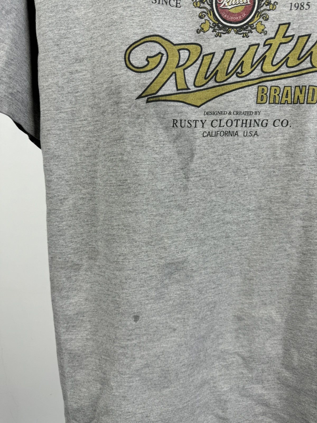 Rusty Vintage Rusty Clothing Co. Big Logo Tee Size US L / EU 52-54 / 3 - 3 Thumbnail