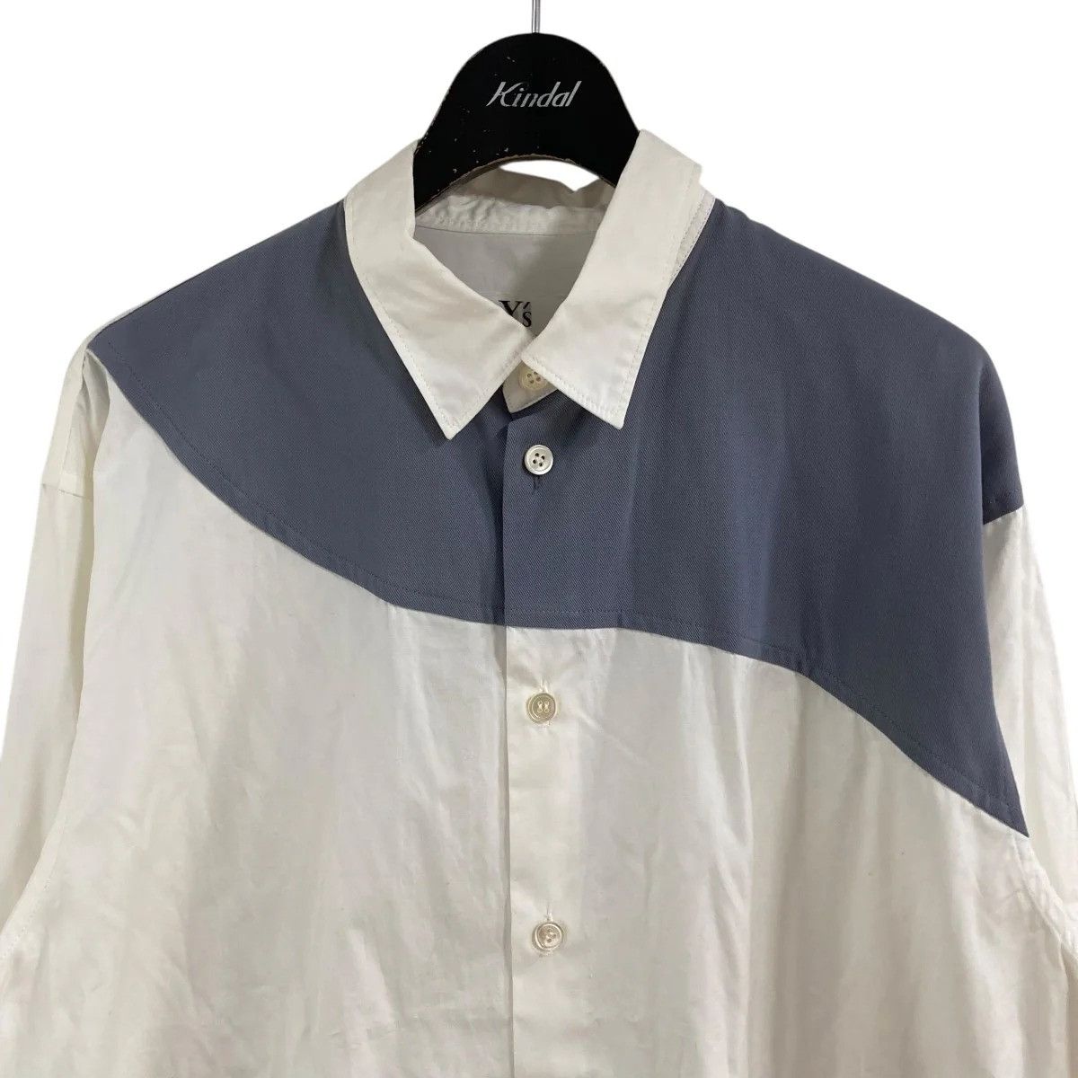 Yohji Yamamoto 2 Tone Shirt Size US S / EU 44-46 / 1 - 2 Thumbnail