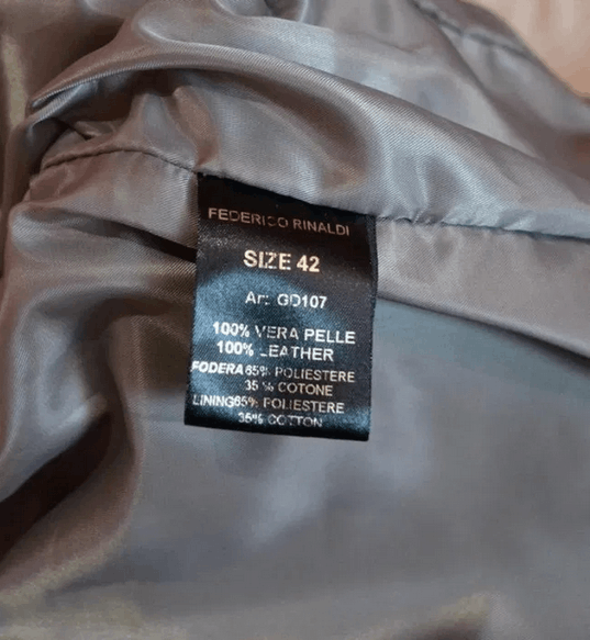 Other brown leather jacket sz s xs brand Federico Rinaldi Size S / US 4 / IT 40 - 4 Thumbnail
