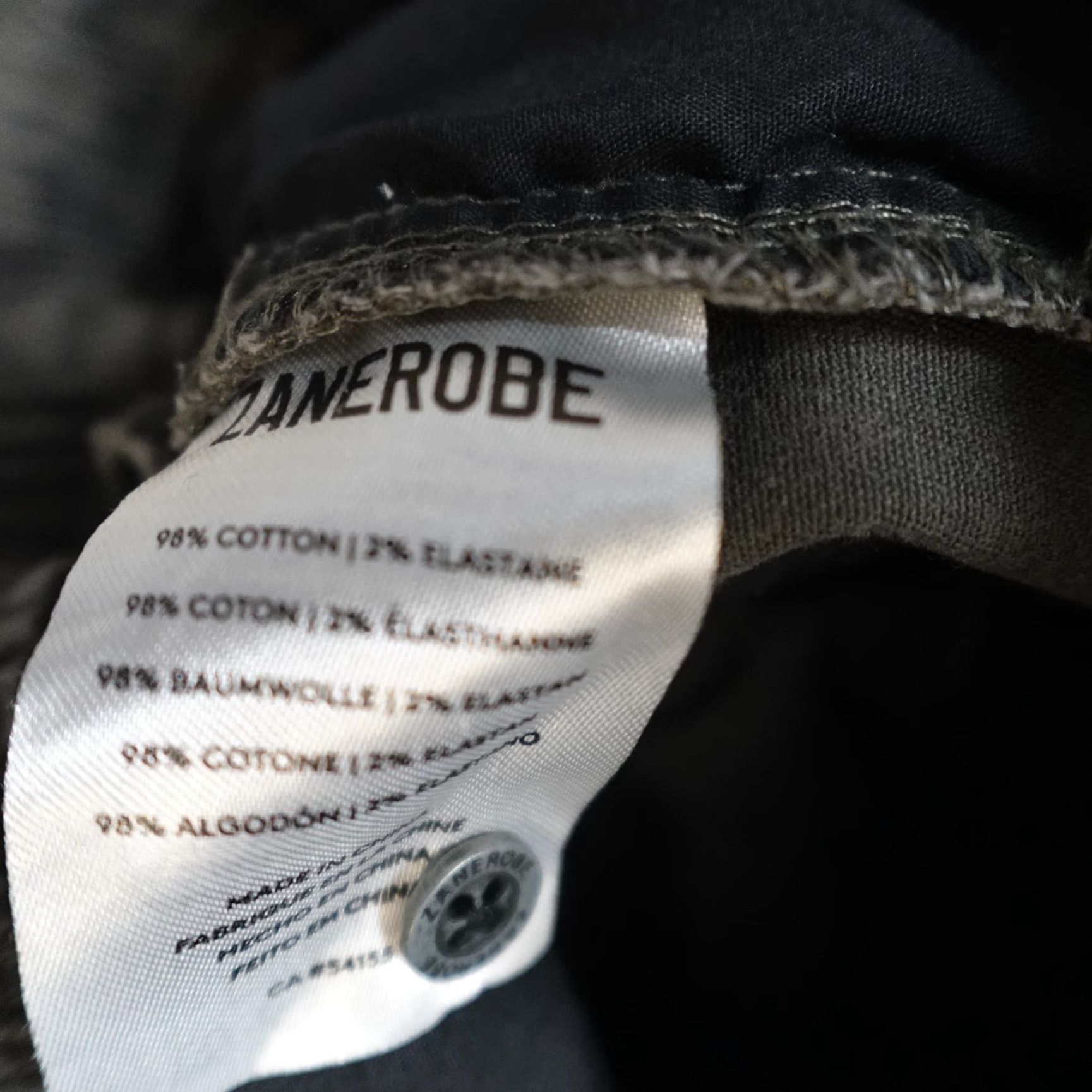 Zanerobe Zanerobe Mens Pants 30 Gray Joggers Drawstring Cotton Twill Camo Shirt? Size US 30 / EU 46 - 7 Thumbnail