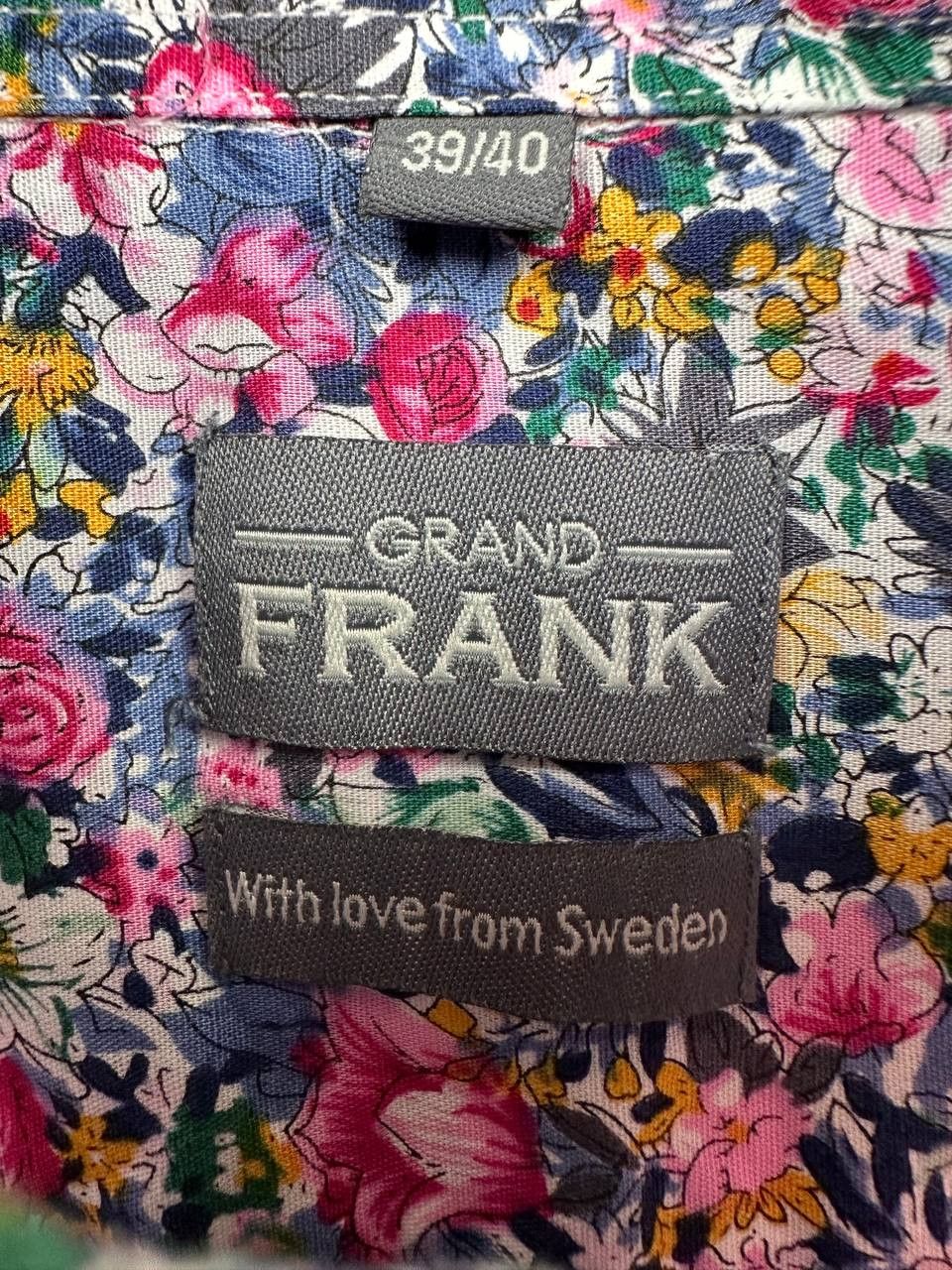 Grand Frank Grand Frank Floral Print Cotton Button Up Shirt Long Sleeve Size US M / EU 48-50 / 2 - 11 Thumbnail