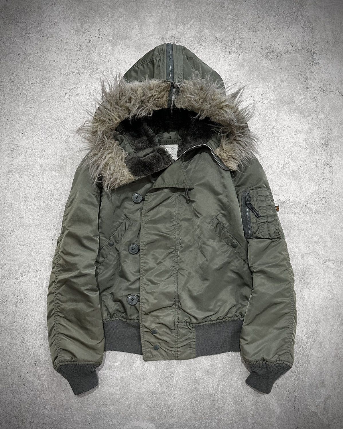 Alpha Industries × Vintage Alpha Industries N2b Faux Fur Attached