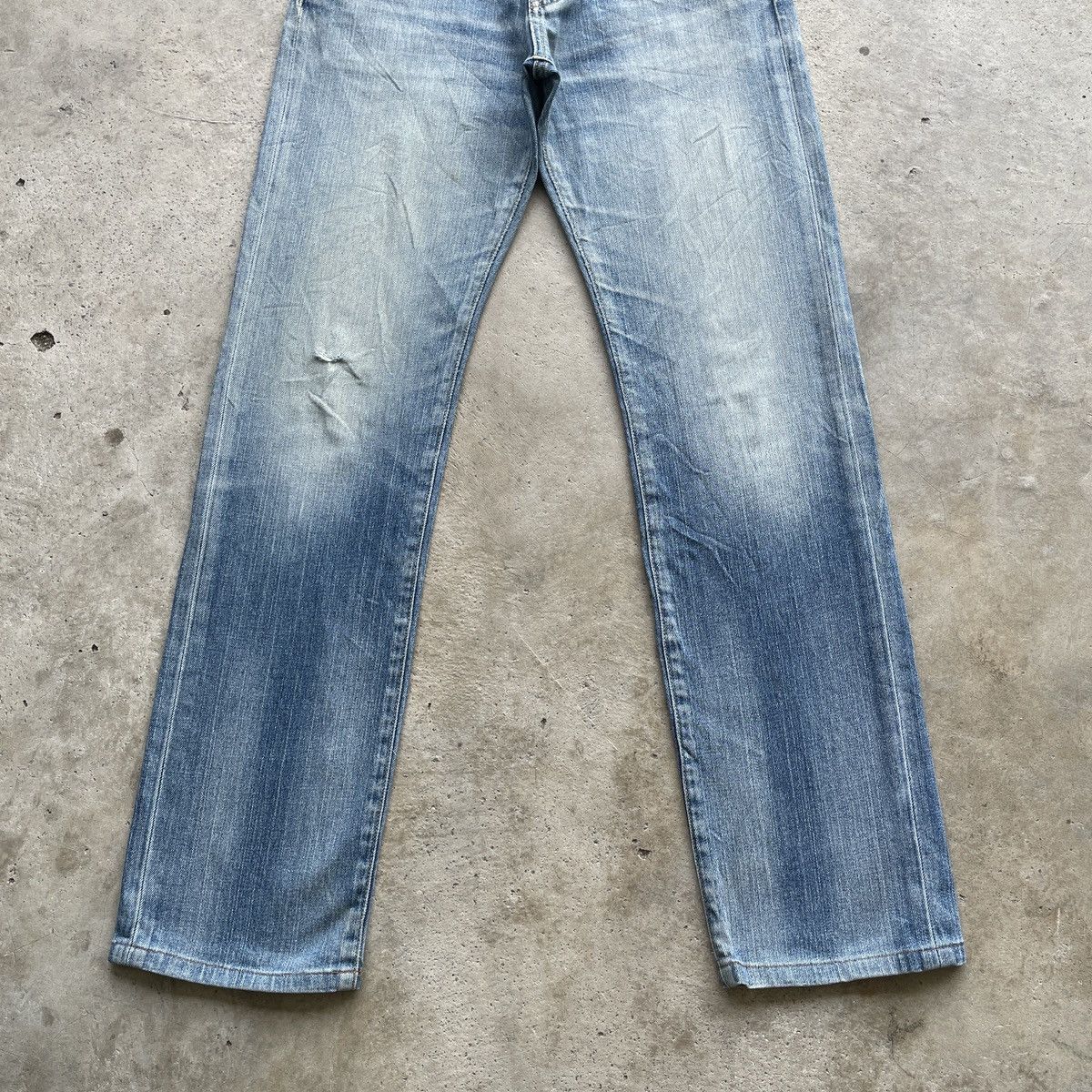 Japanese Brand W32x31.5 Vintage Japanese Denim Faded Jeans Pants Size US 32 / EU 48 - 4 Thumbnail