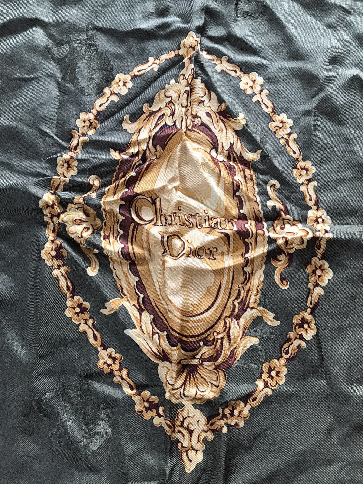 Christian Dior Monsieur × Dior Vintage Christian Dior Silk Scarf Size ONE SIZE - 9 Thumbnail
