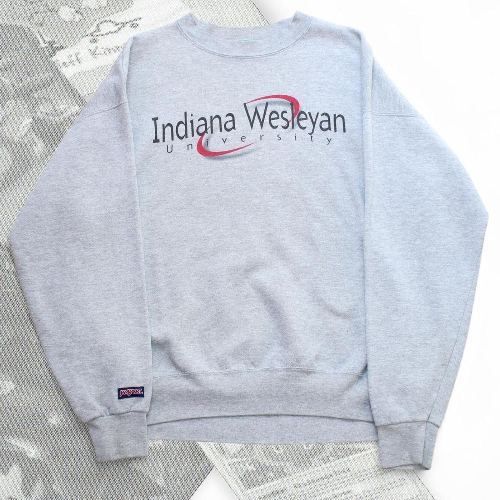Jansport Gray Vintage 90’s Jansport Sweatshirt Size US XL / EU 56 / 4 - 1 Thumbnail