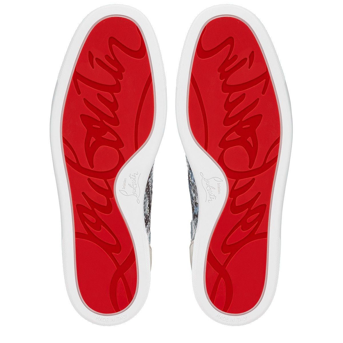 Christian Louboutin o1s1wg110125 Louis Orlato High-Top Sneakers in Multicolor Size US 8 / EU 41 - 5 Thumbnail