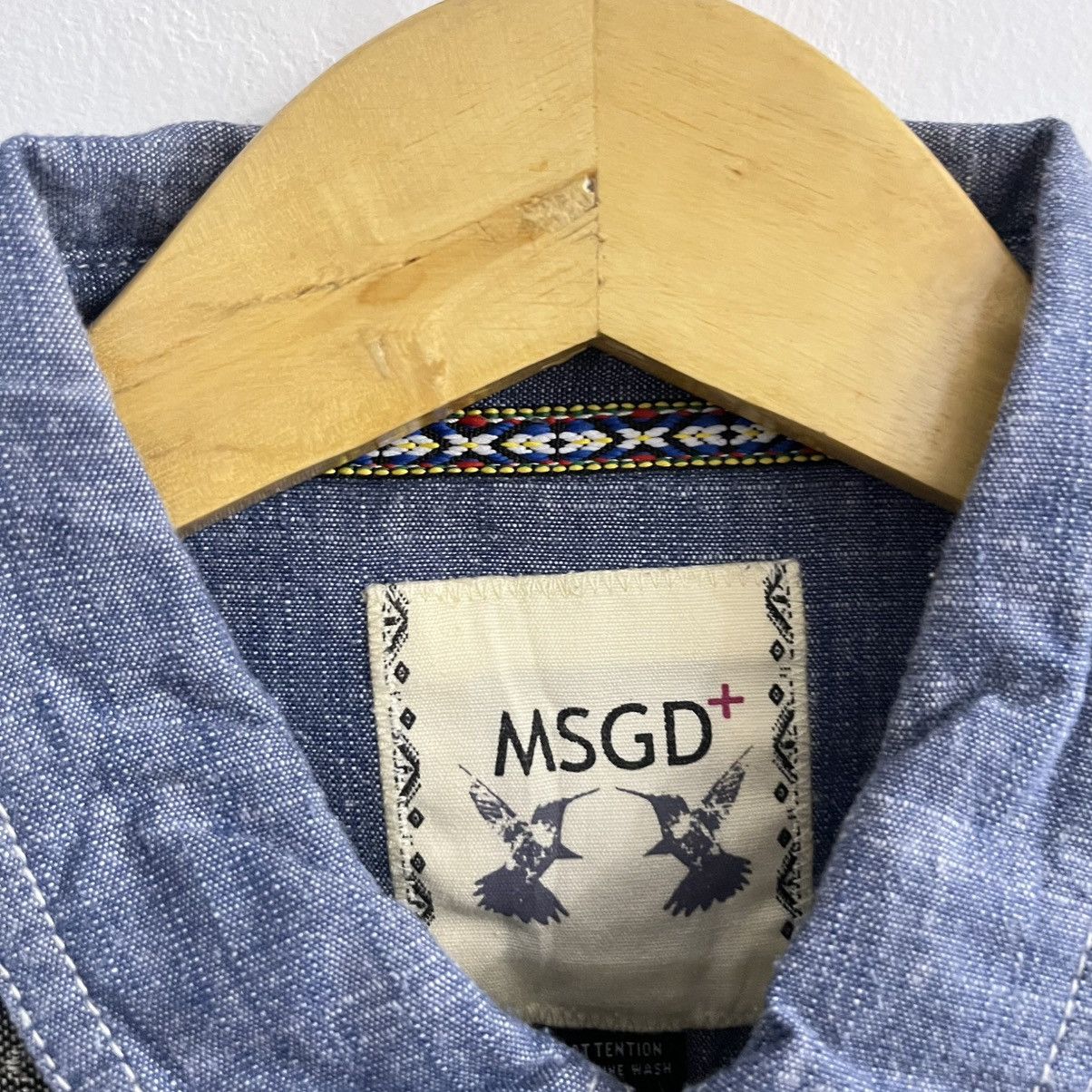 Japanese Brand Msgd+ Etnic Pattern Shirt Size US M / EU 48-50 / 2 - 4 Thumbnail