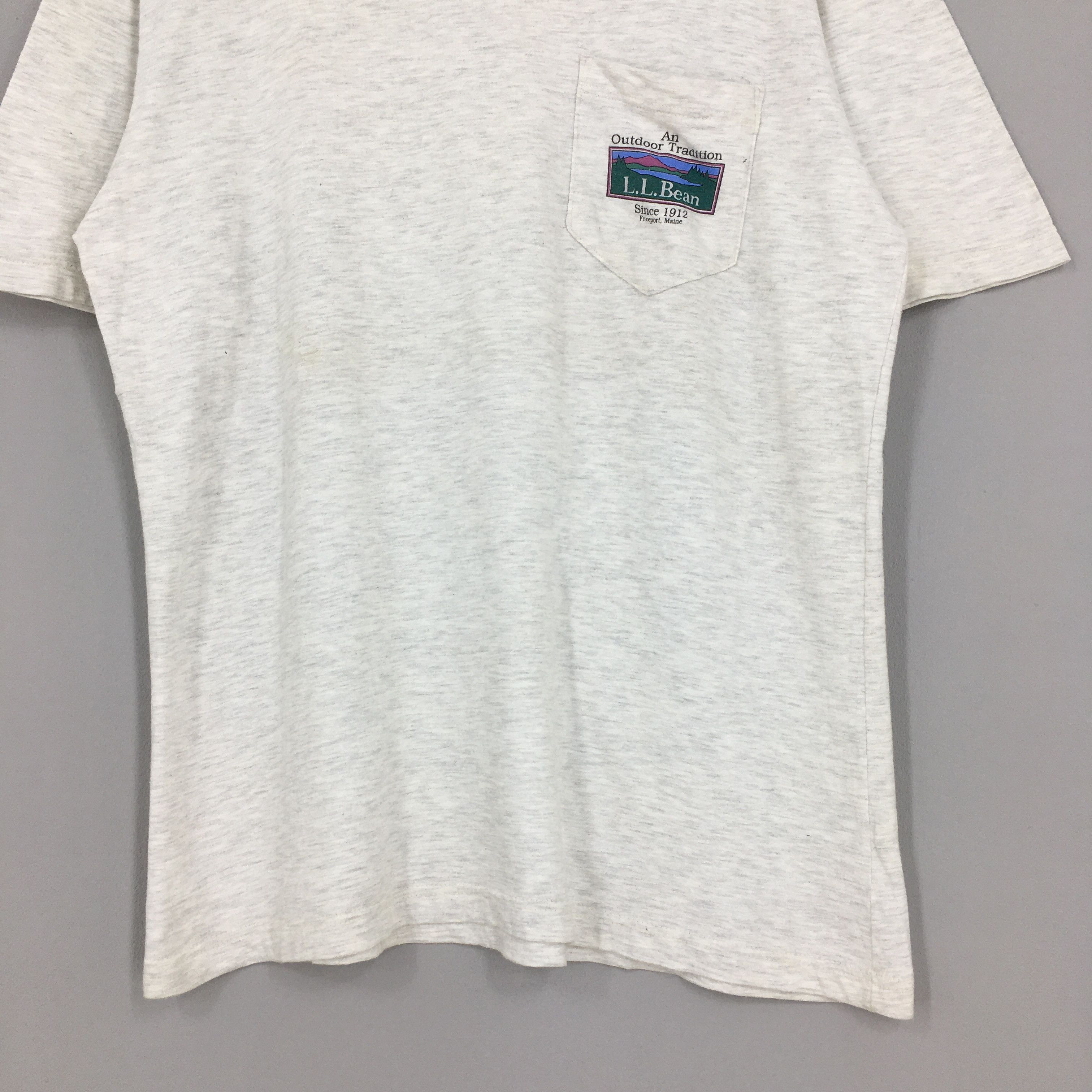L.L. Bean × Vintage Vintage 1990's LL Bean Outdoor Hiking Tshirt Large Size US L / EU 52-54 / 3 - 3 Thumbnail