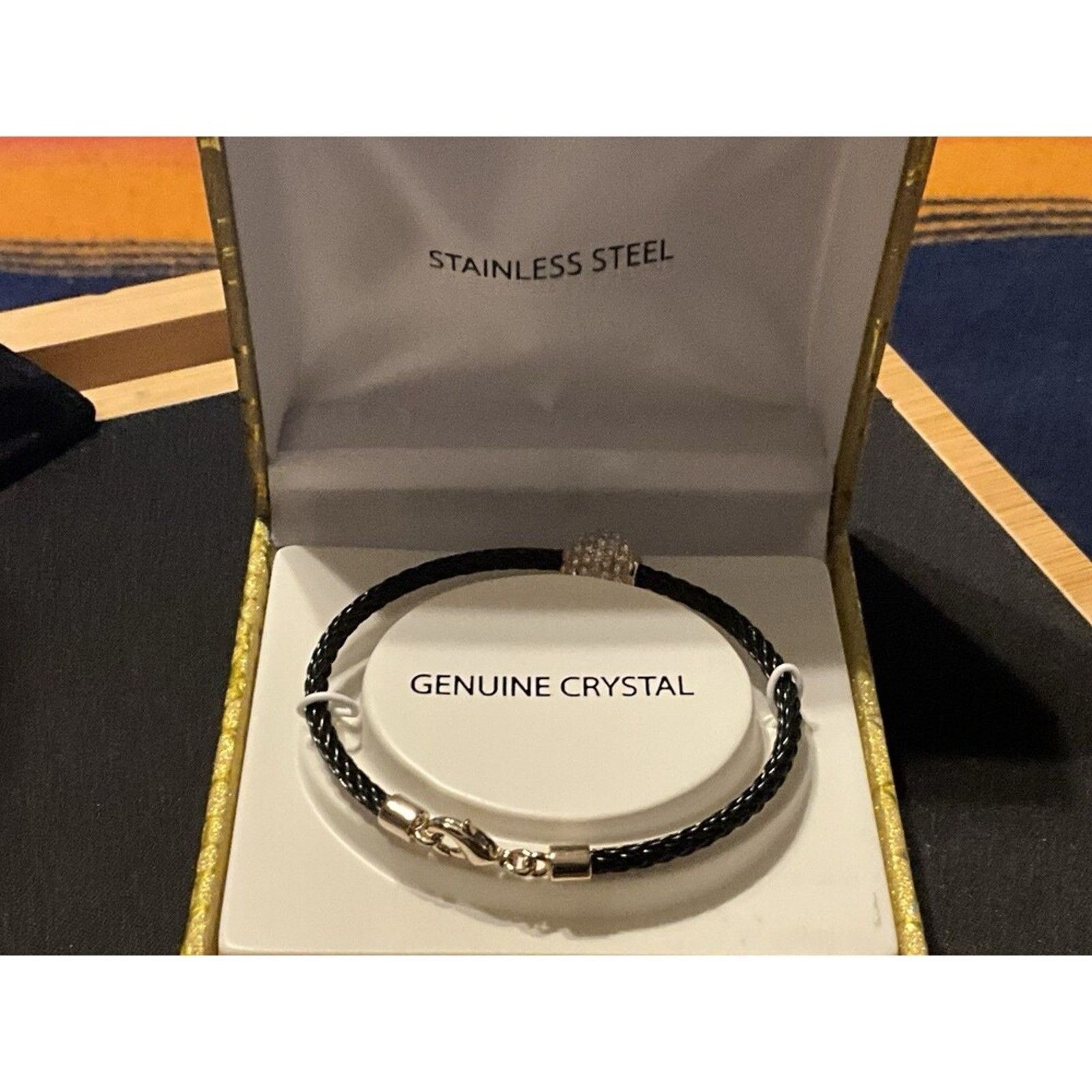 Other Stainless Steel Crystal Bracelet NIB Size ONE SIZE - 6 Thumbnail