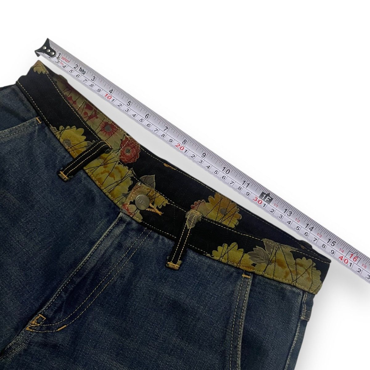 If Six Was Nine ORIGINAL FLARE JAPAN GLAMDY RECONSTRUCTED SPLIT (31x29) Size US 31 - 10 Thumbnail