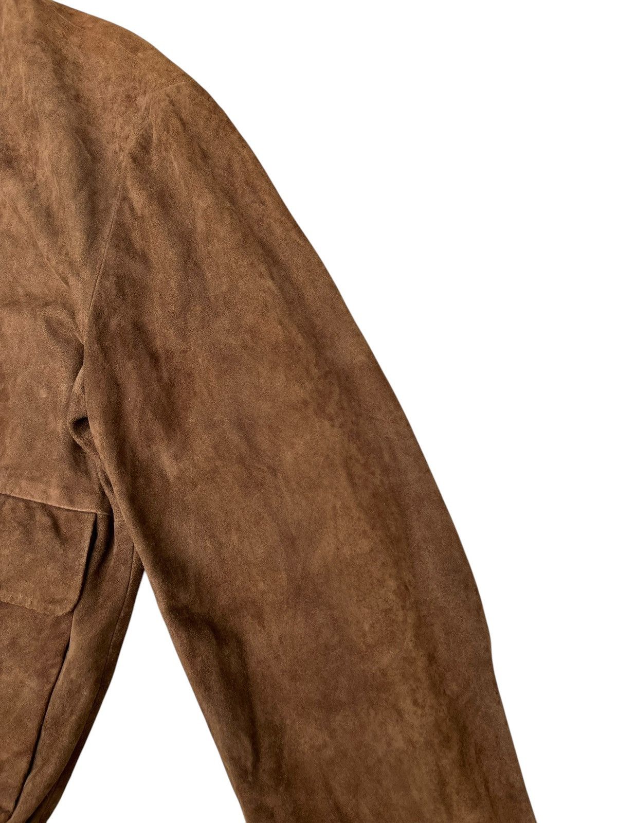 Beams Plus Quttrocchi X Beams Stains Patina Suede Leather Jacket Size US M / EU 48-50 / 2 - 11 Thumbnail