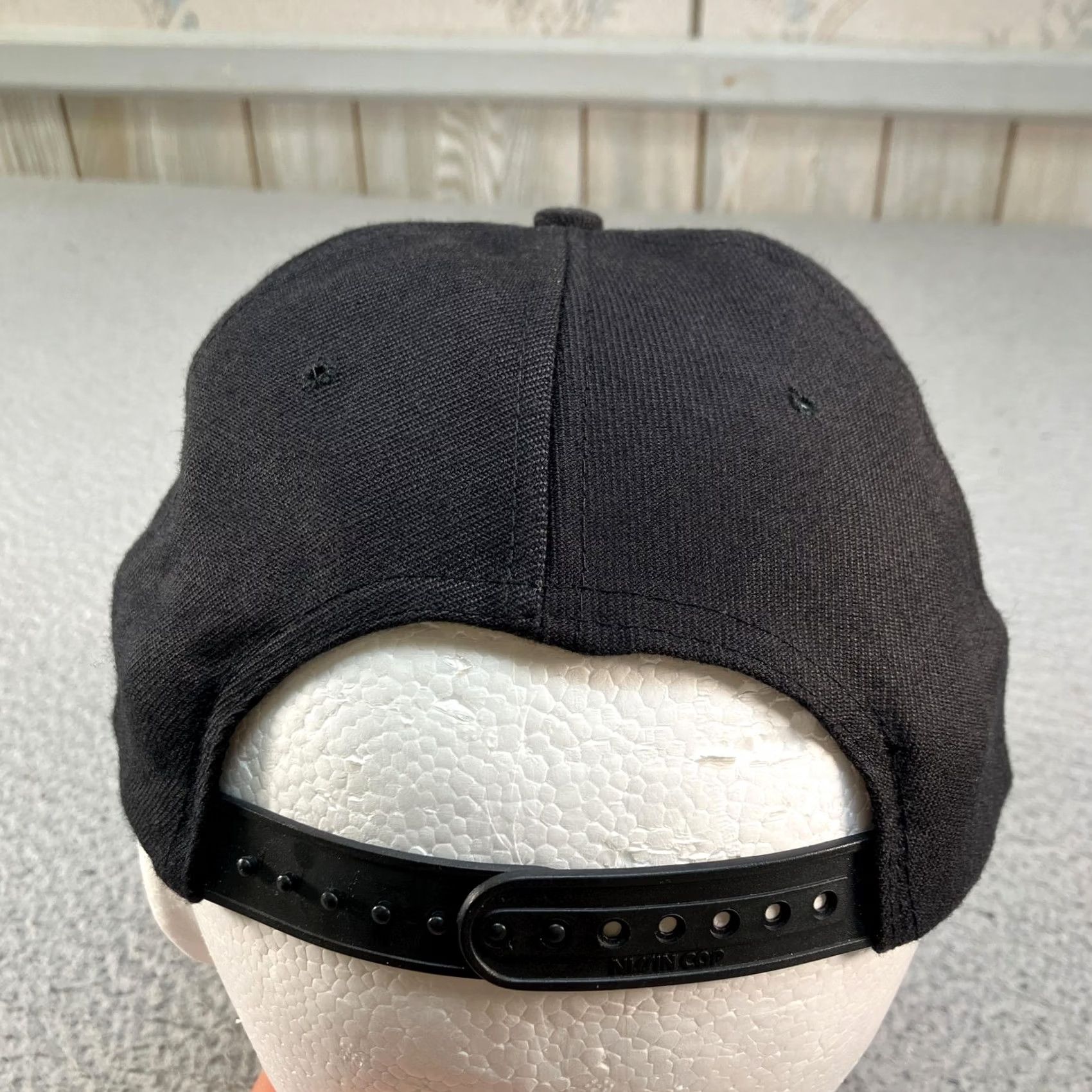 MLB VINTAGE Pittsburgh Pirates Hat Cap Snap Back Mens One Size Black Script MLB Cap Baseball City 90s Nissin Cap Size ONE SIZE - 4 Thumbnail