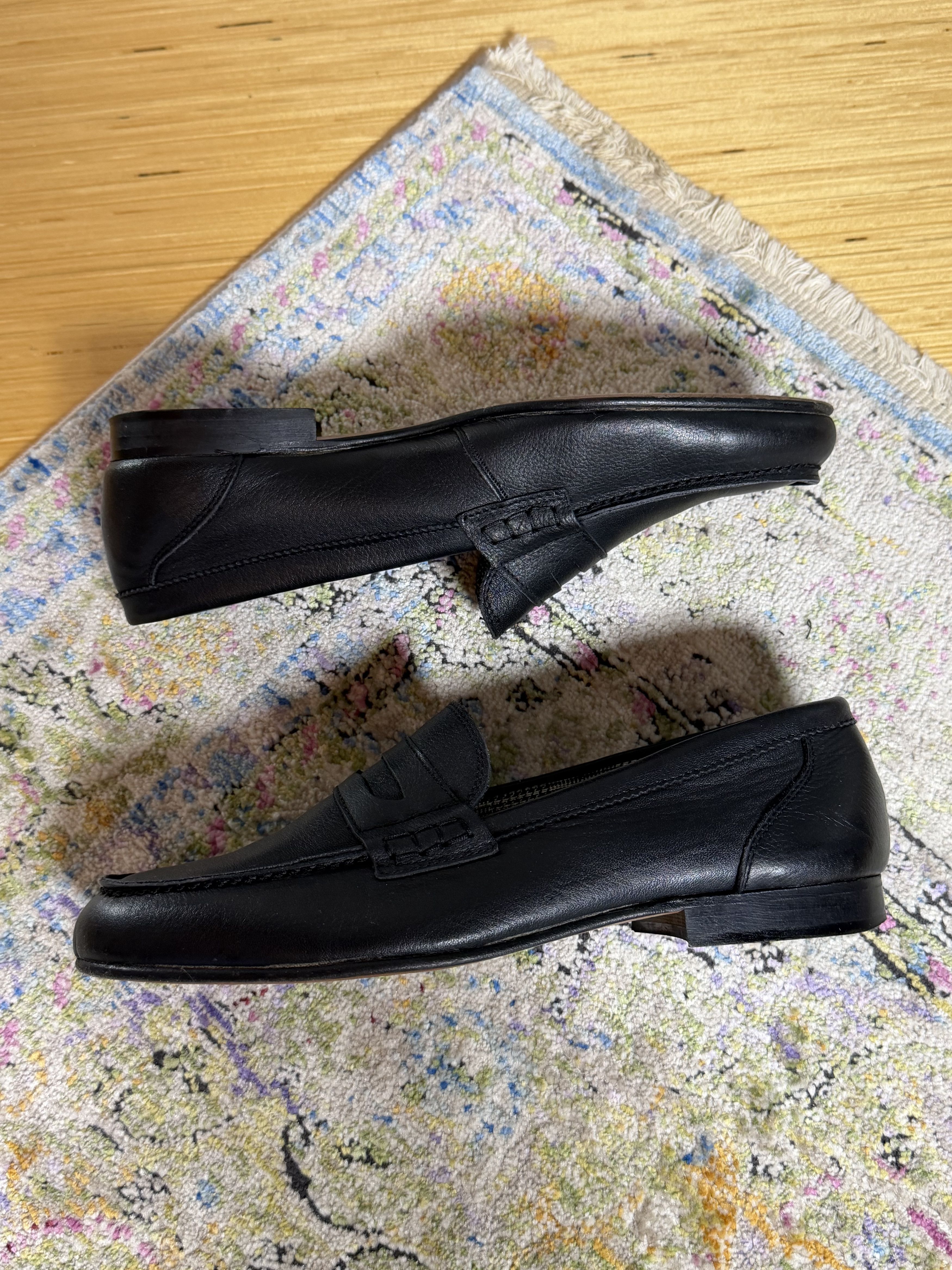 Bruno Magli Bruno Magli Cosmo Saffiano Leather Penny Loafer Size US 10 / EU 43 - 3 Thumbnail