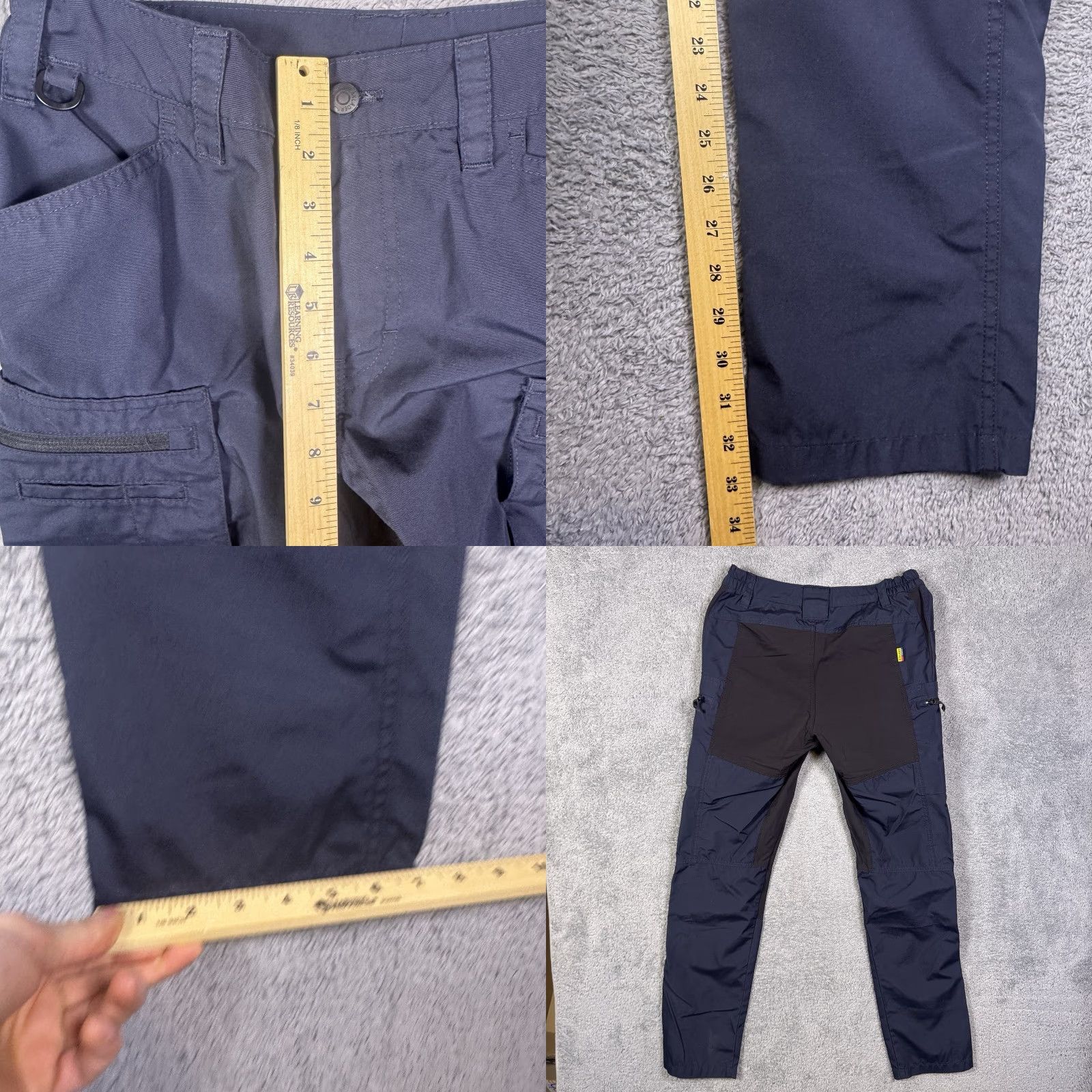 Vintage Blaklader Pants Womens 29x33 6L Workwear Stretch Cargo Utility Tech Double Knee Pants Women Regular Blue 6Pockets Cargo Workwear Womens Mens? Size 29" - 8 Thumbnail