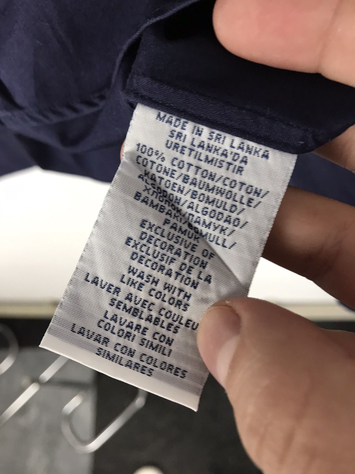 Polo Ralph Lauren Men’s S/46,Polo Ralph Lauren Navy Blue Cotton Shirt,Lux Size US S / EU 44-46 / 1 - 8 Thumbnail