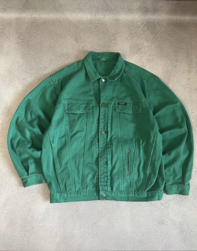 Japanese Brand Acant Garde Carhartt style Kenye West denim jacket Size US L / EU 52-54 / 3 - 6 Thumbnail