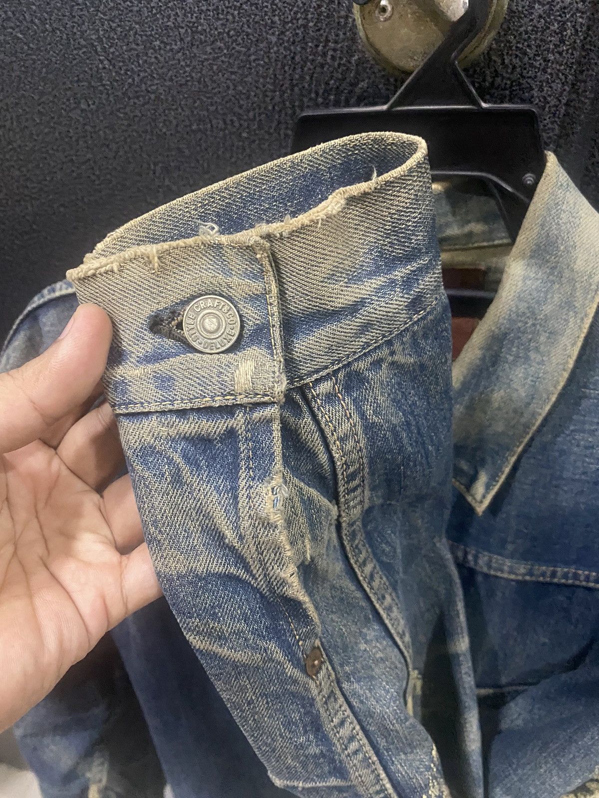Evisu Vintage Evisu Yamane Diacock Trucker Denim Jacket Size US M / EU 48-50 / 2 - 8 Thumbnail