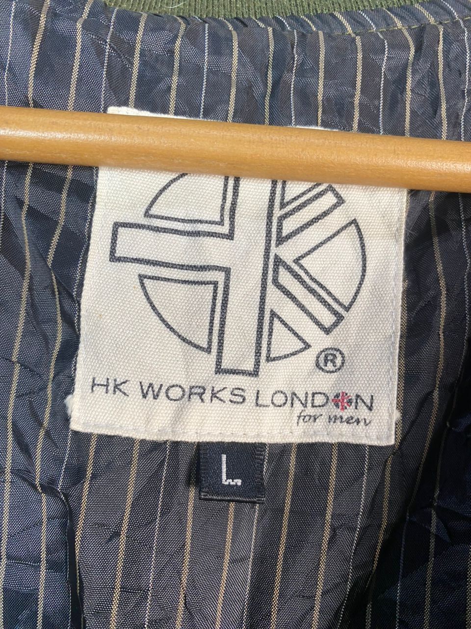 Designer Hk works london for men Bomber zipper jacket Size US M / EU 48-50 / 2 - 8 Thumbnail