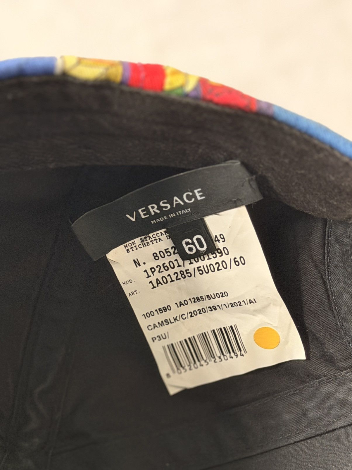 Versace Versace Baroque Renaissance Print Baseball Cap Hat Size ONE SIZE - 9 Thumbnail