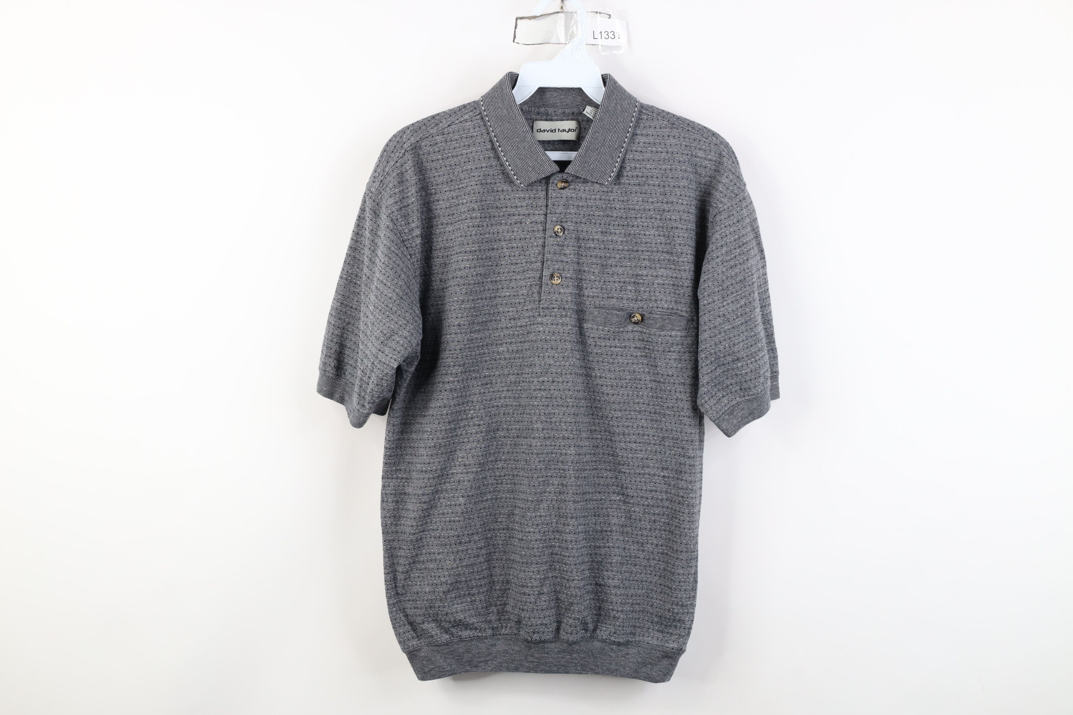 Vintage Vintage 90s Streetwear Polka Dot Knit Pullover Polo Shirt Size US S / EU 44-46 / 1 - 1 Thumbnail