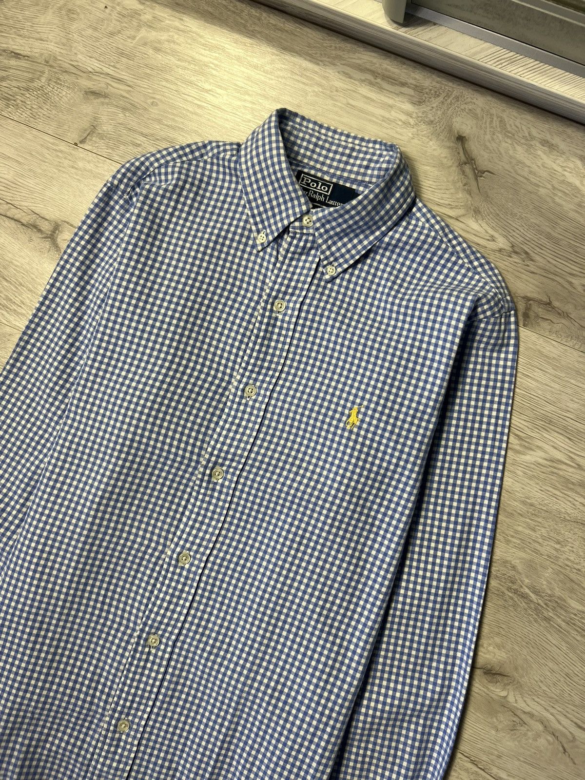 Polo Ralph Lauren Vintage Ralph Lauren Checkered Long Sleeve Button Up Shirt Size US S / EU 44-46 / 1 - 2 Thumbnail