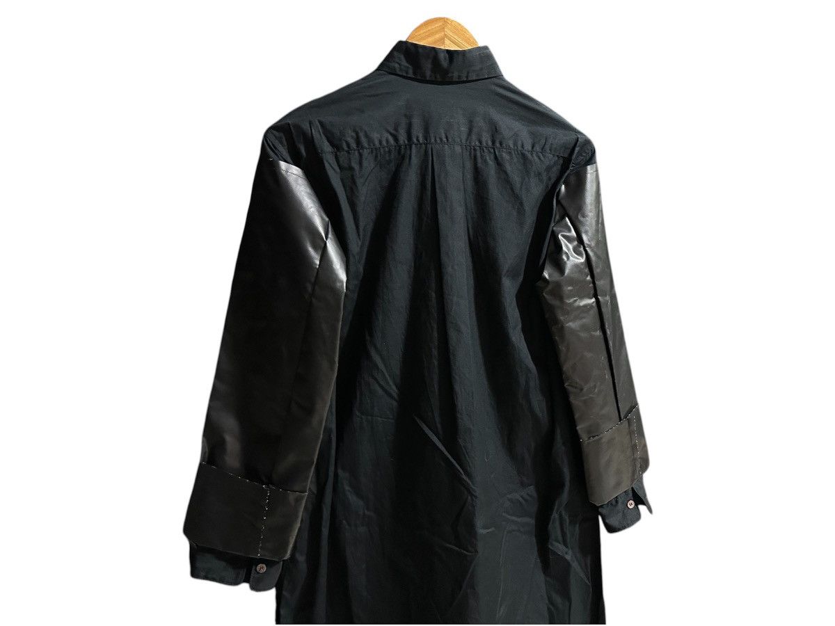 Comme des Garcons 🔥Archived Ss10 Comme Des Garcons Long Shirt PVC Sleeve Size US XS / EU 42 / 0 - 4 Thumbnail