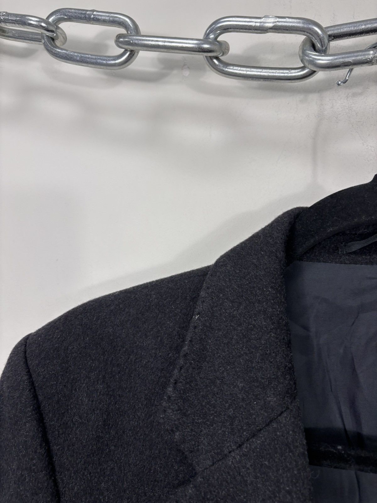 Other Duetz Men’s Charcoal Grey Tessile d’Oro Cashmere Overcoat Size US M / EU 48-50 / 2 - 15 Thumbnail