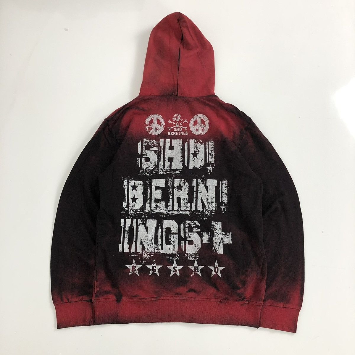 Le Grande Bleu (L.G.B.) 2000s Bernings Sho Asymmetric Affliction Cross Lgb ZipHoodie Size US L / EU 52-54 / 3 - 17 Thumbnail