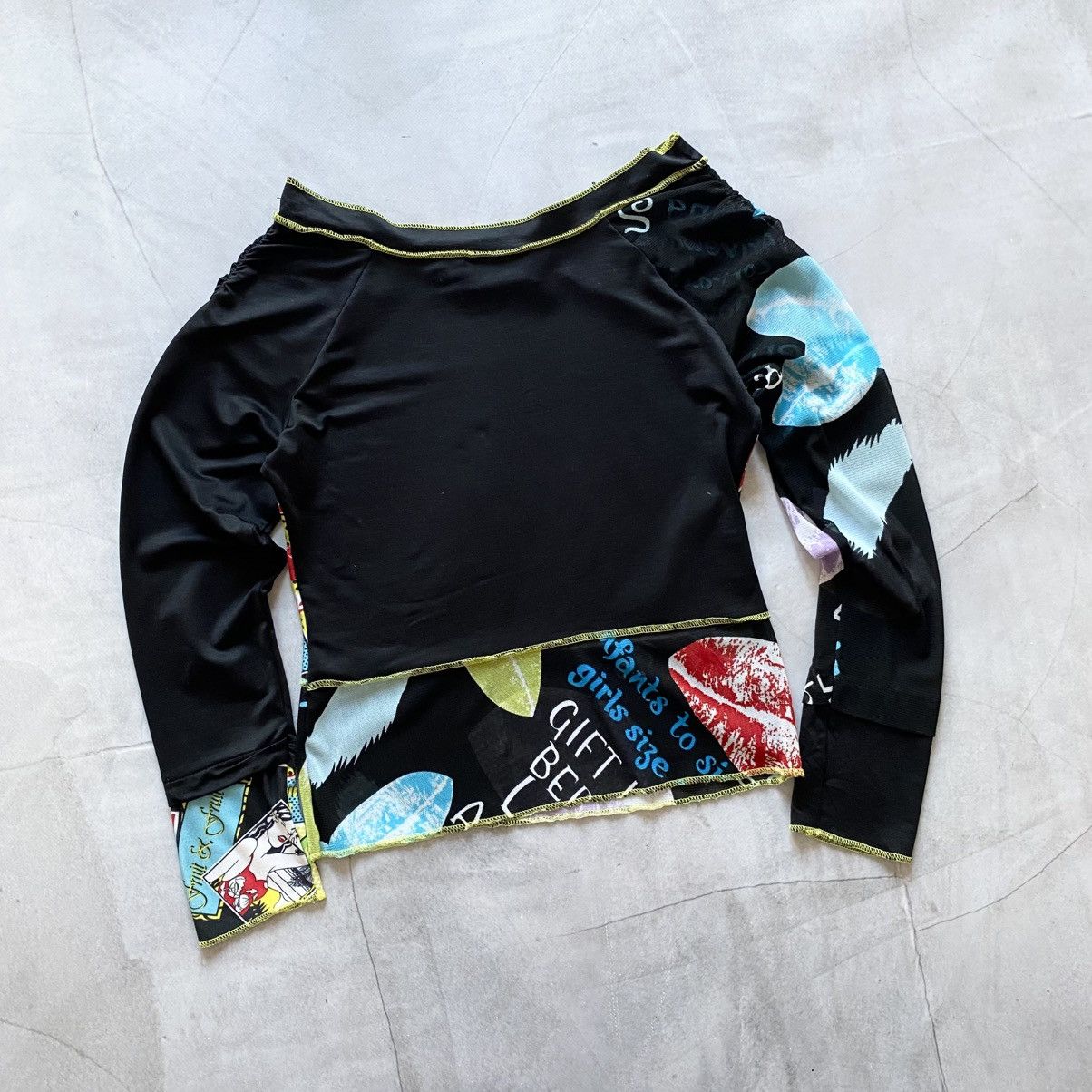 Hysteric Glamour Y2K Abstract Hysteric Glamour Vibe Long Sleeve Cop Copine Size S / US 4 / IT 40 - 6 Thumbnail