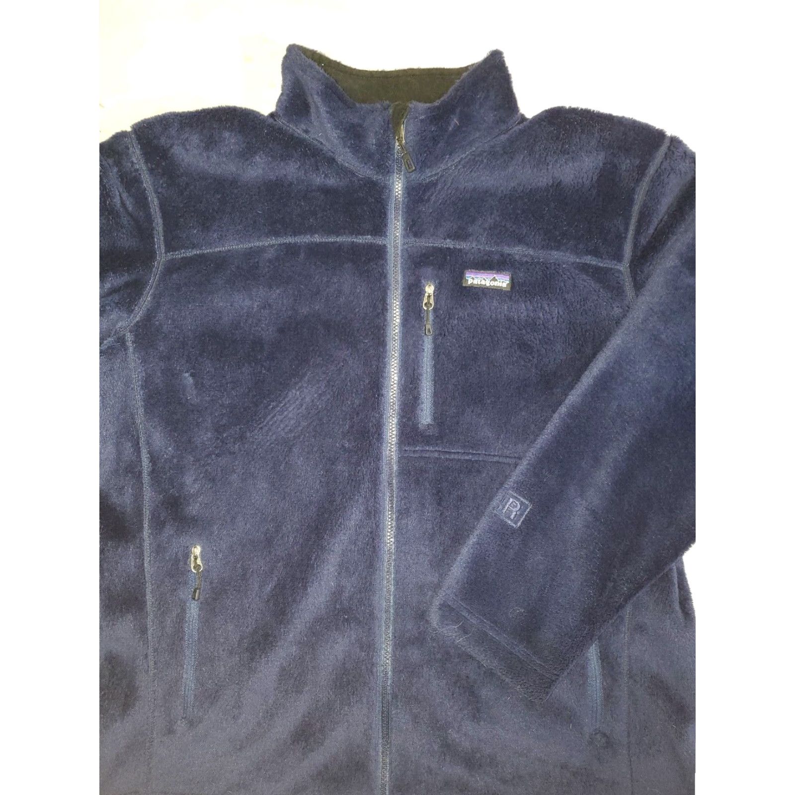 Patagonia VINTAGE Patagonia R2 Fleece Jacket Polartec Lined Full Zip Mens XL Blue Size US XL / EU 56 / 4 - 2 Thumbnail