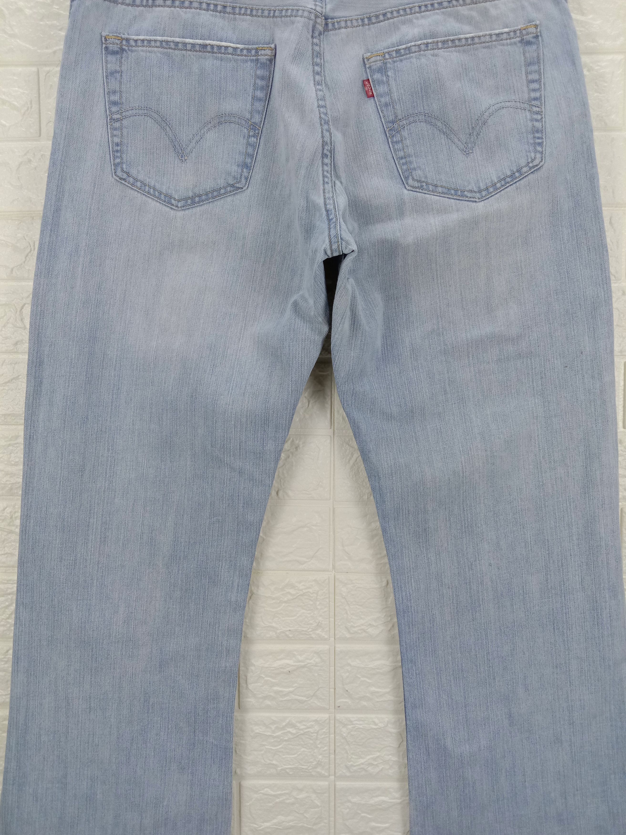 Levi's Vintage Levi's 527 Flare Jeans Light Wash Denim Size US 36 / EU 52 - 7 Thumbnail