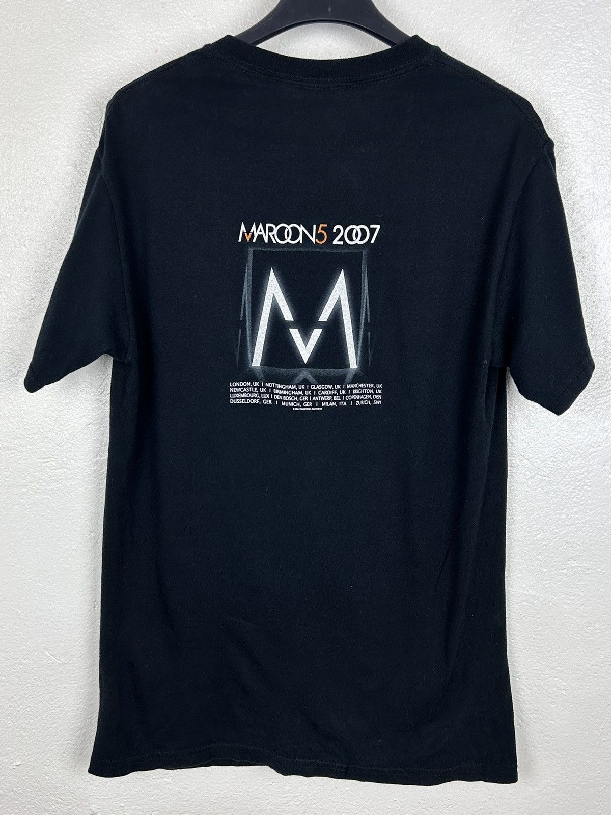 Band Tees 00s Vintage Maroon 5 Band 2007 Tour Short Sleeve T-Shirt Size US S / EU 44-46 / 1 - 5 Thumbnail