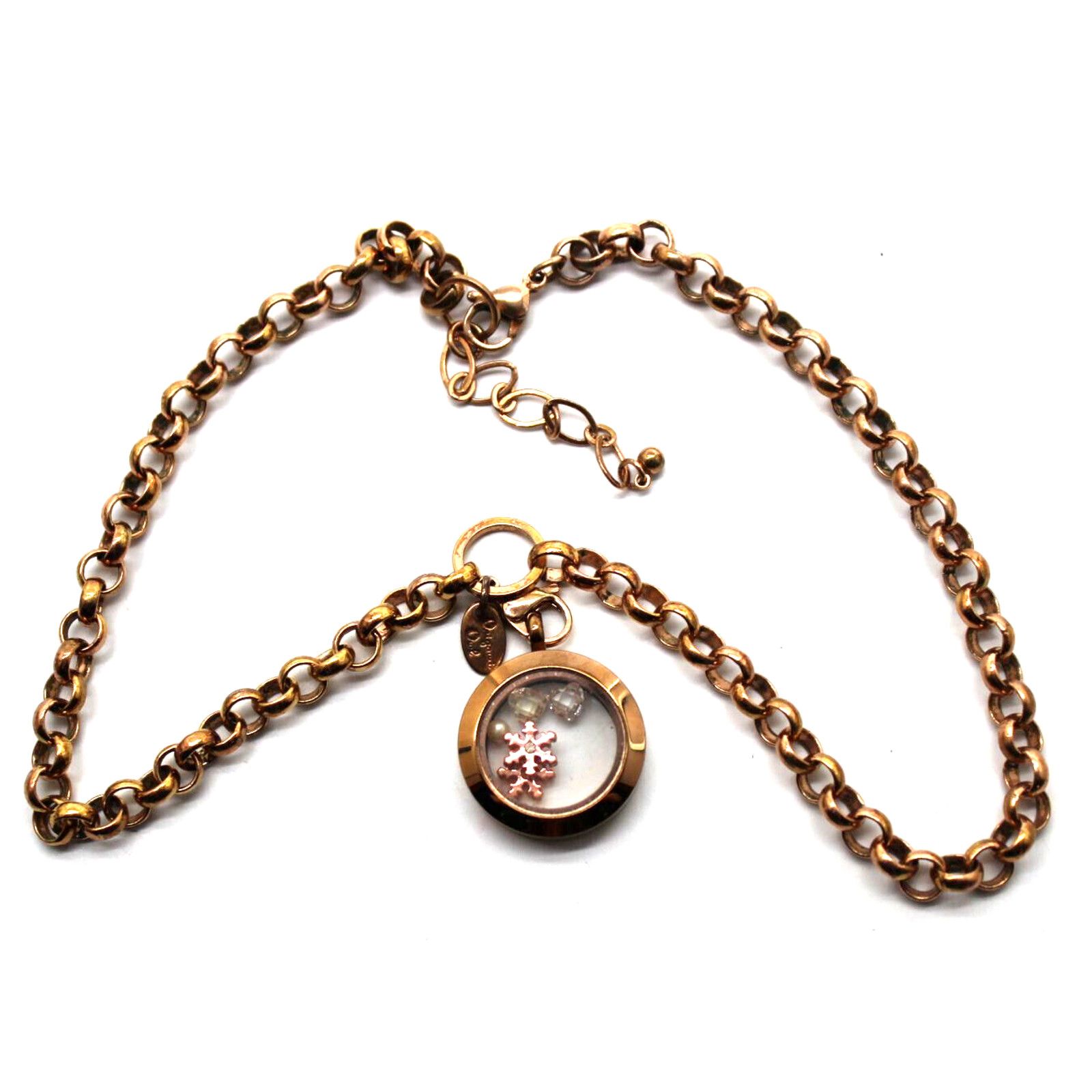 Other Owl Pendant Crystal Pearl Snowflake Charms •Changeable Clasp Size ONE SIZE - 2 Thumbnail