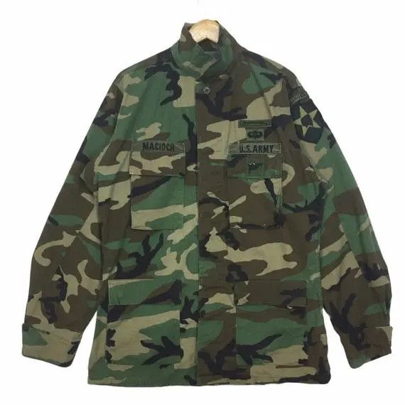 Other Vtg Camouflage Army Military USAAF USMC Jacket 2nd Division Size US M / EU 48-50 / 2 - 1 Thumbnail