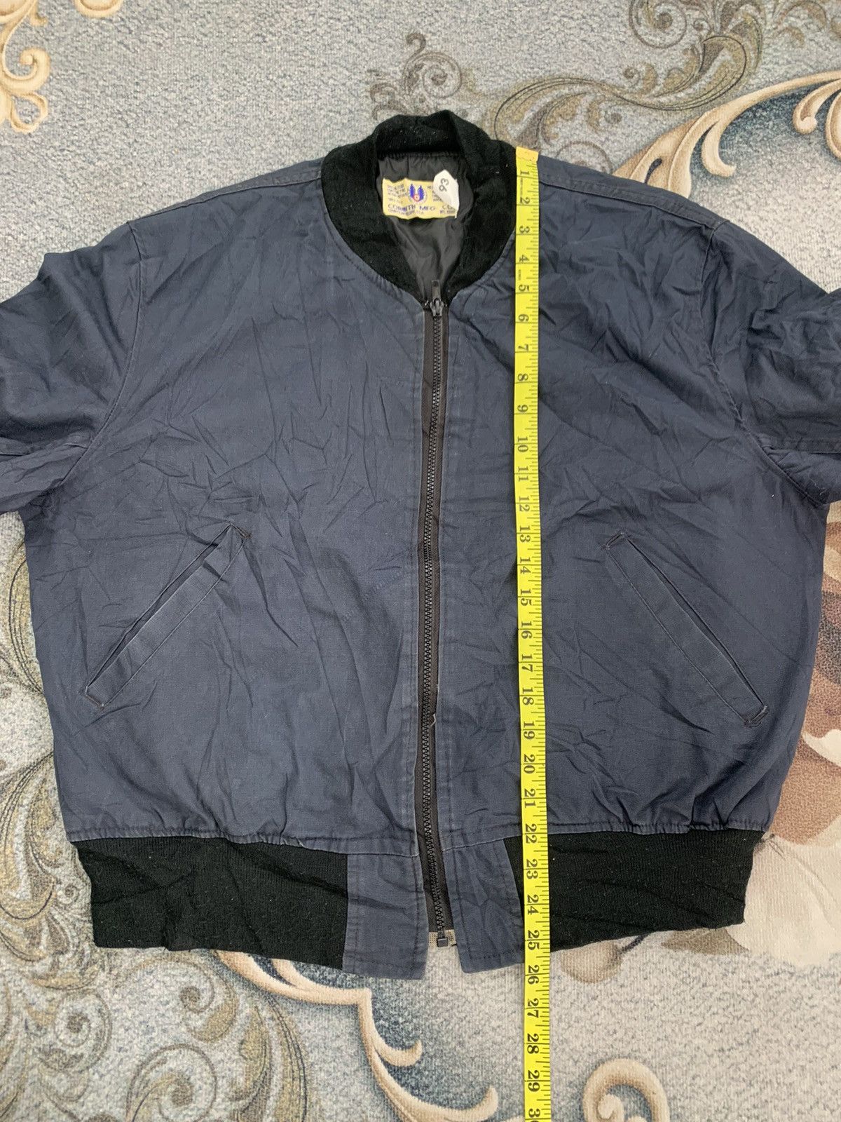 Vintage Vtg Corinth Mfg Co Military Bomber Like Jacket Ideal Zipper Size US L / EU 52-54 / 3 - 9 Thumbnail