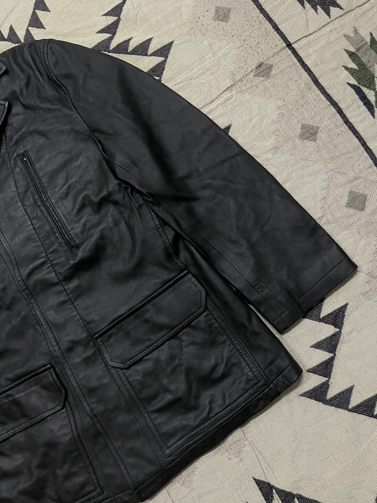 Junya Watanabe 90s JUNYA WATANABE COMME DES GARCONS LEATHER COAT Size US S / EU 44-46 / 1 - 4 Thumbnail
