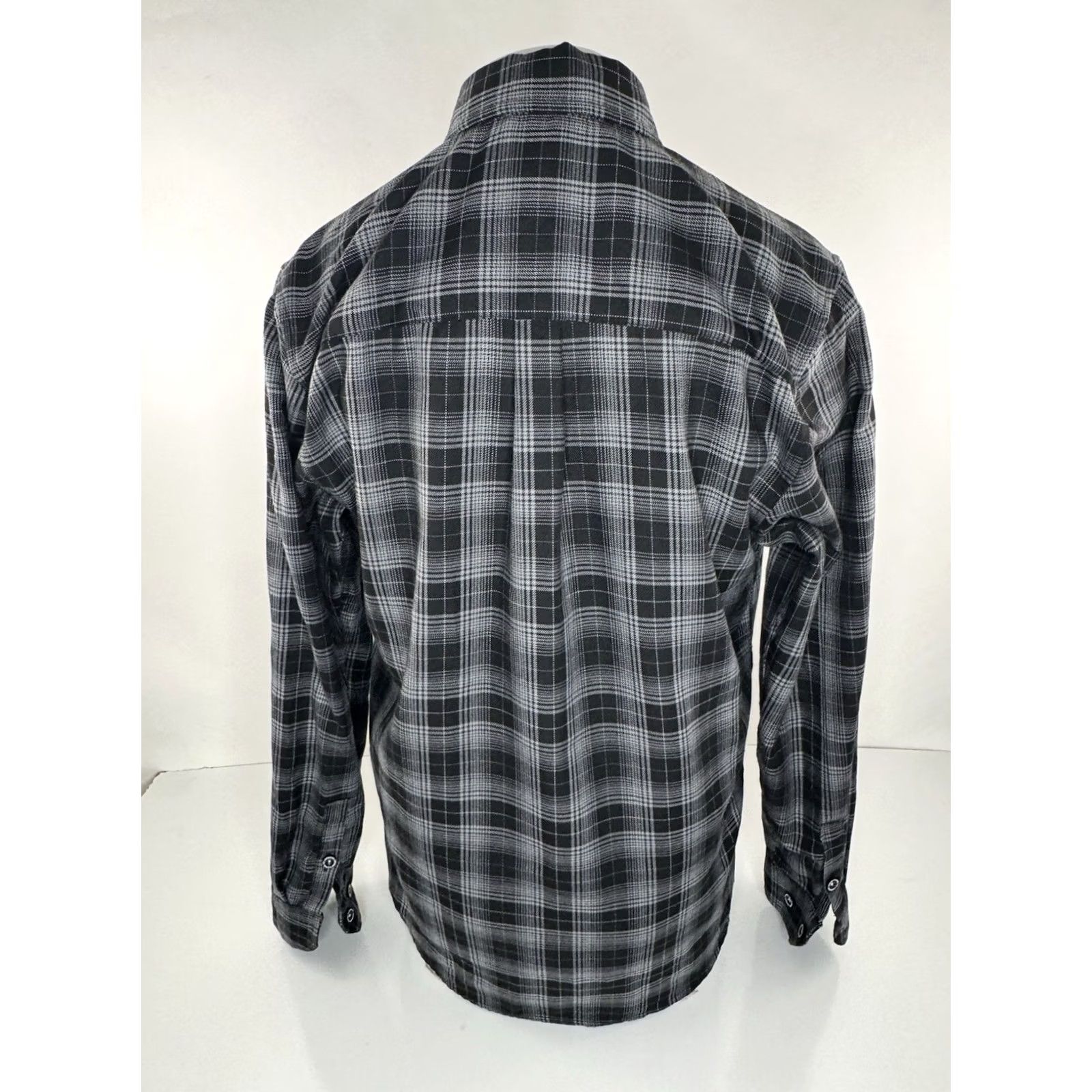 Vintage DIXXON FLANNEL Button-Up - Backroad Mens M Shirt EXCELLENT Black / Gray Plaid Long Sleeve X-Large? Size US M / EU 48-50 / 2 - 3 Thumbnail