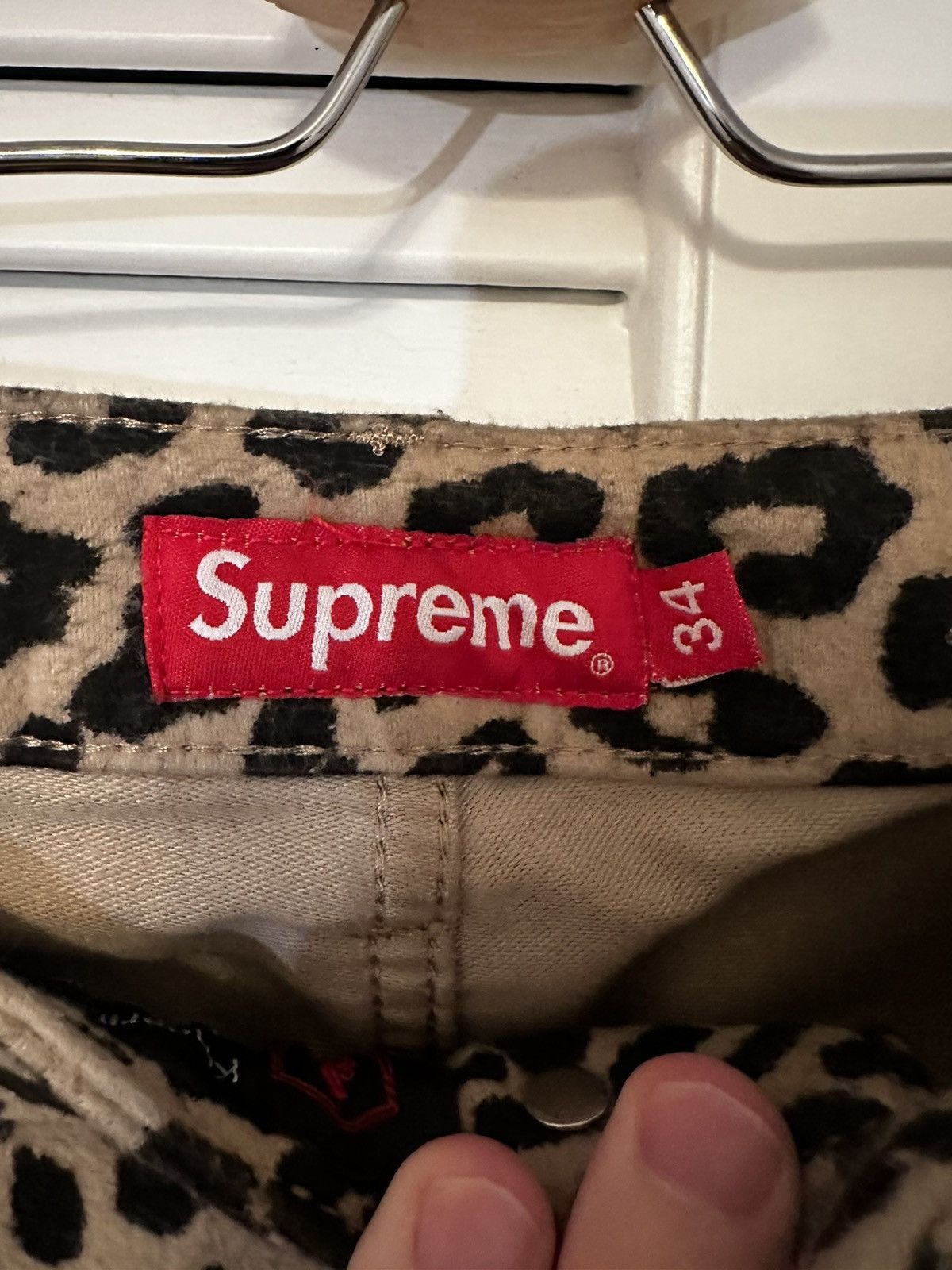 Supreme Supreme Moleskin Leopard Double Knees Size US 34 / EU 50 - 4 Thumbnail