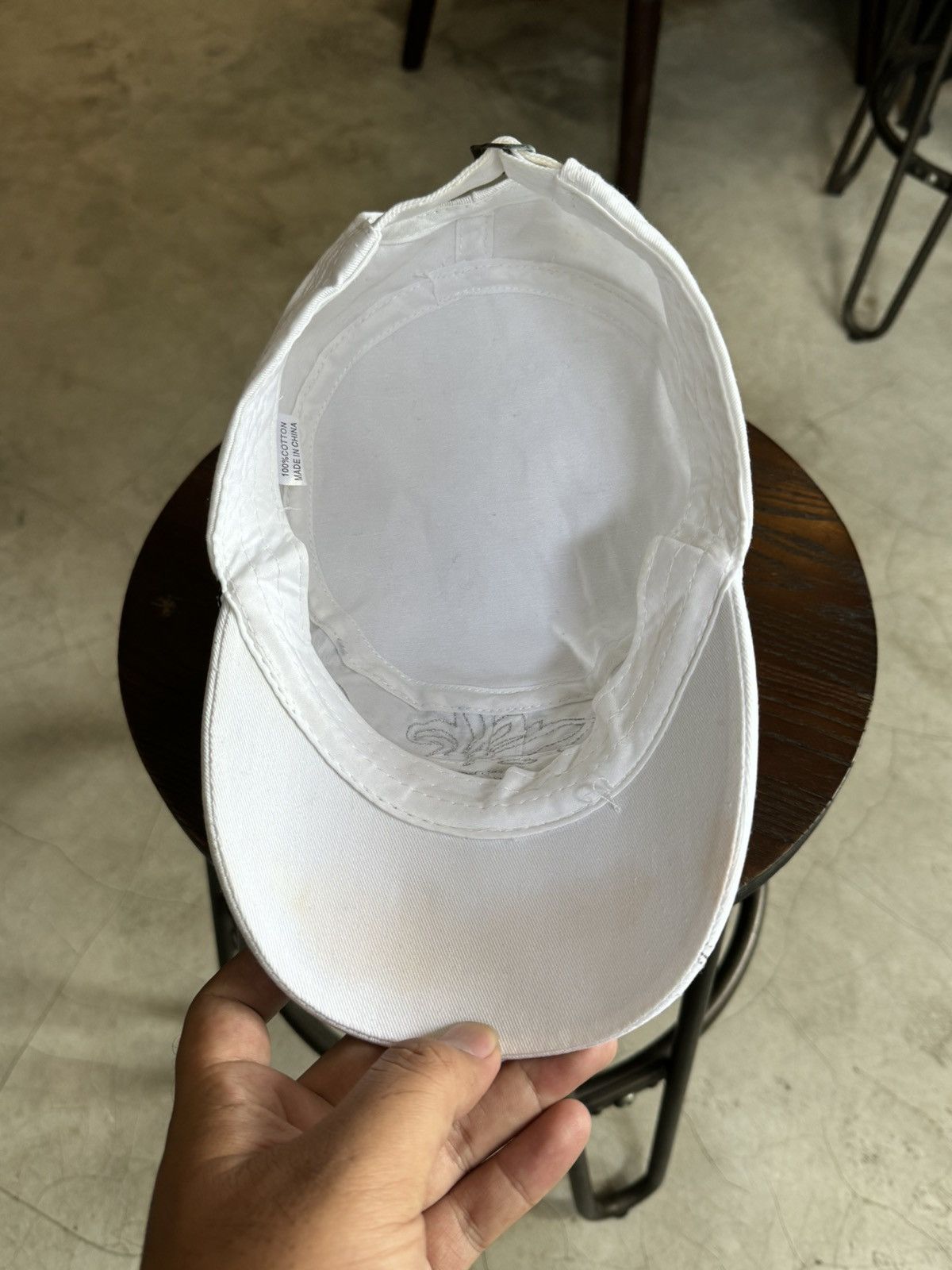 If Six Was Nine × Japanese Brand × Le Grande Bleu (L.G.B.) Cadet Crosses Studded Hat Distressed Size ONE SIZE - 7 Thumbnail