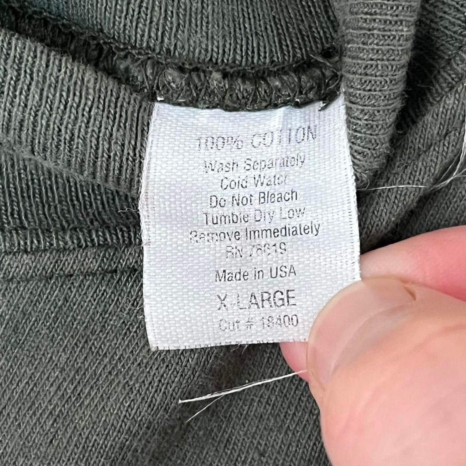 Guess Vintage 90s Guess Georges Marciano T-Shirt | Sage Green | XL Size US XL / EU 56 / 4 - 5 Thumbnail