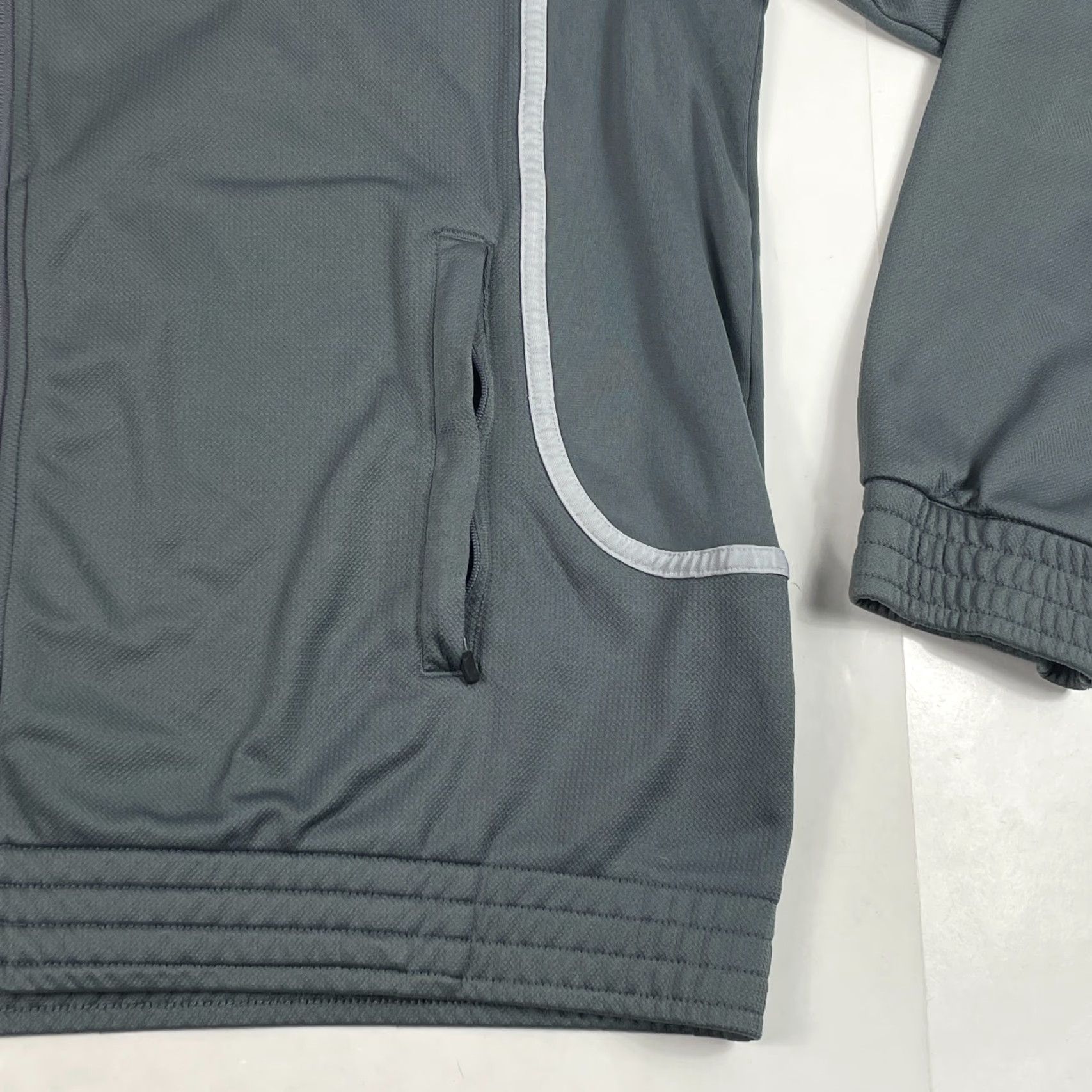 Nike Nike Dri-Fit Jacket Mens XL Gray Full Zip Lined运动? Size US XL / EU 56 / 4 - 4 Thumbnail