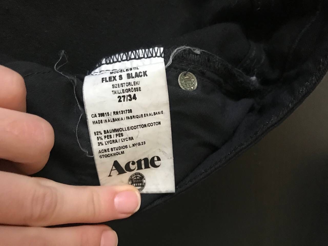 Acne Studios Jeans Acne Studios 27 /34 skinny woman Size 27" / US 4 / IT 40 - 7 Thumbnail