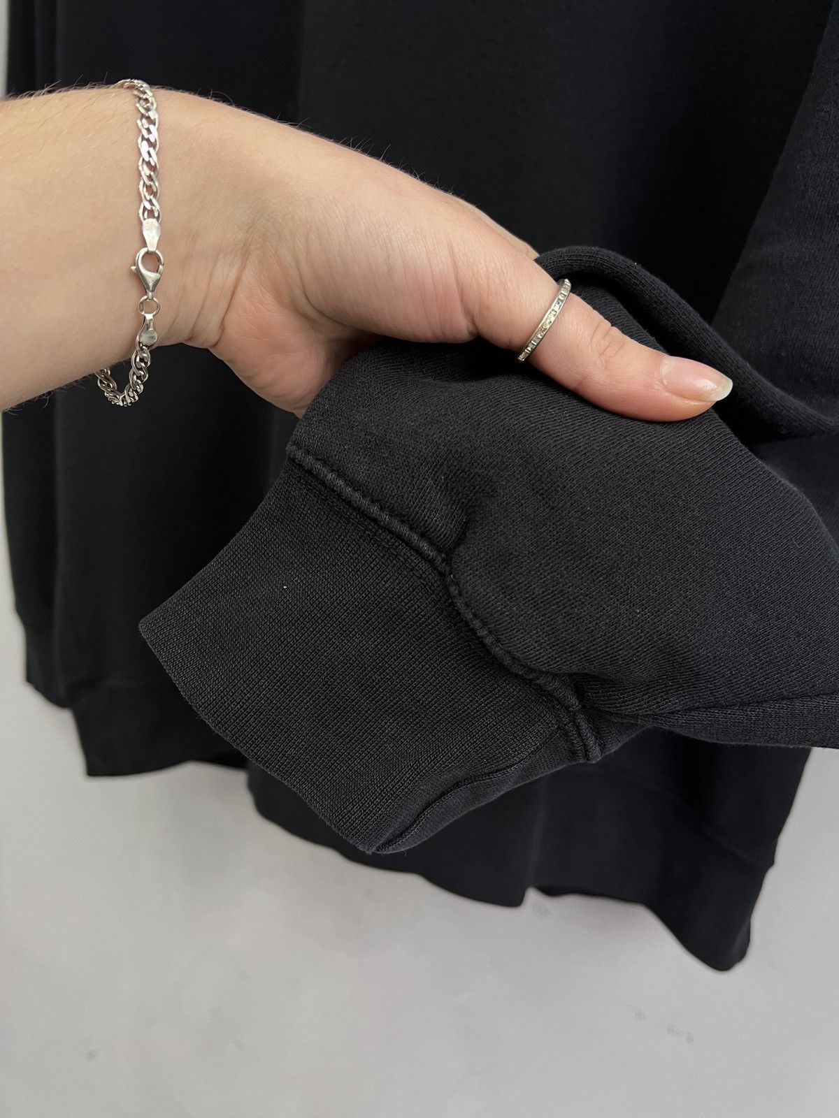 Stussy Stussy Small Logo Black Crewneck 90s Skate Street Style Size US L / EU 52-54 / 3 - 5 Thumbnail