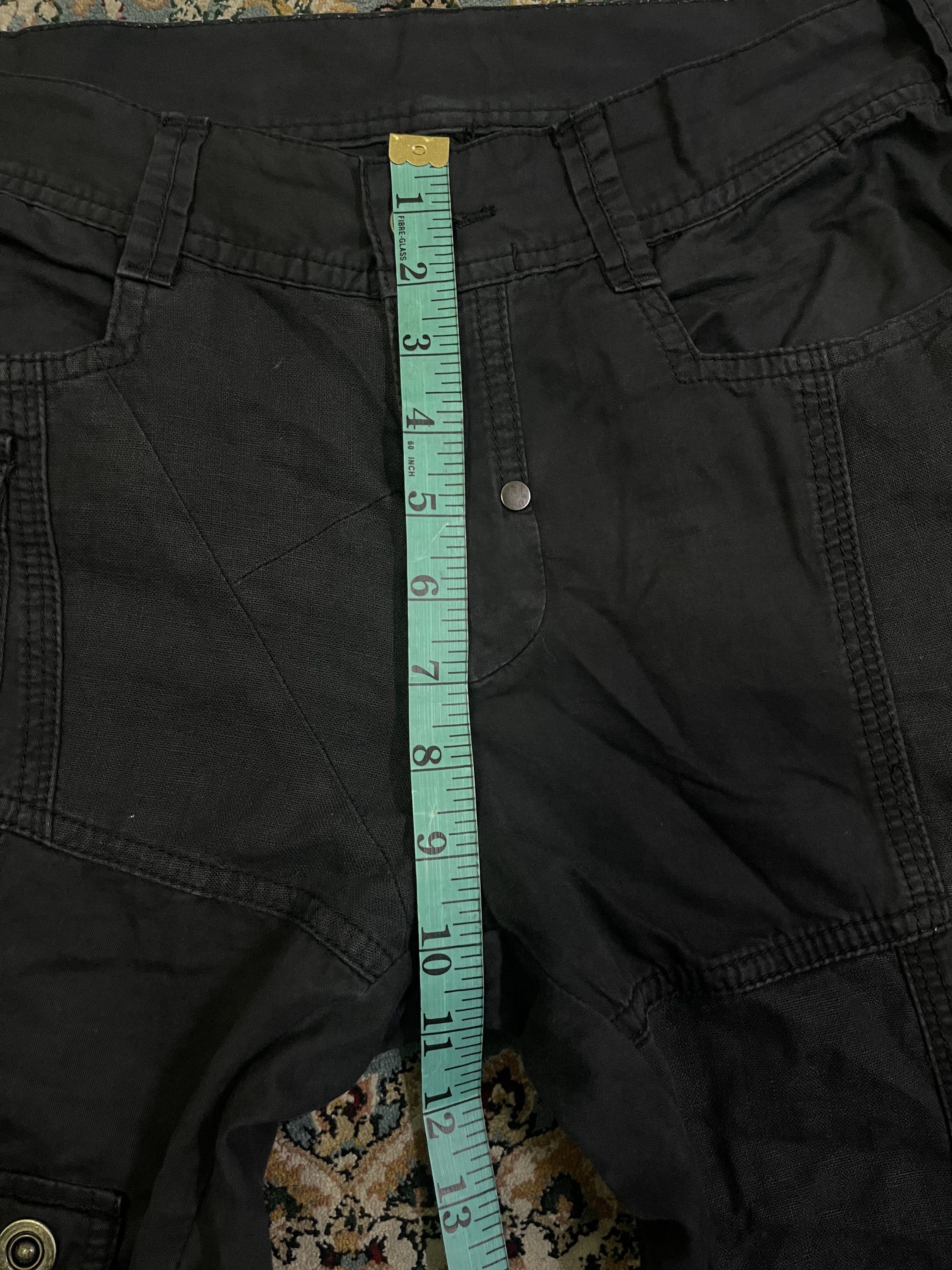 Tornado Mart Tornado Mart Black Multipocket Tactical Combat Slim Straight Size US 30 / EU 46 - 8 Thumbnail