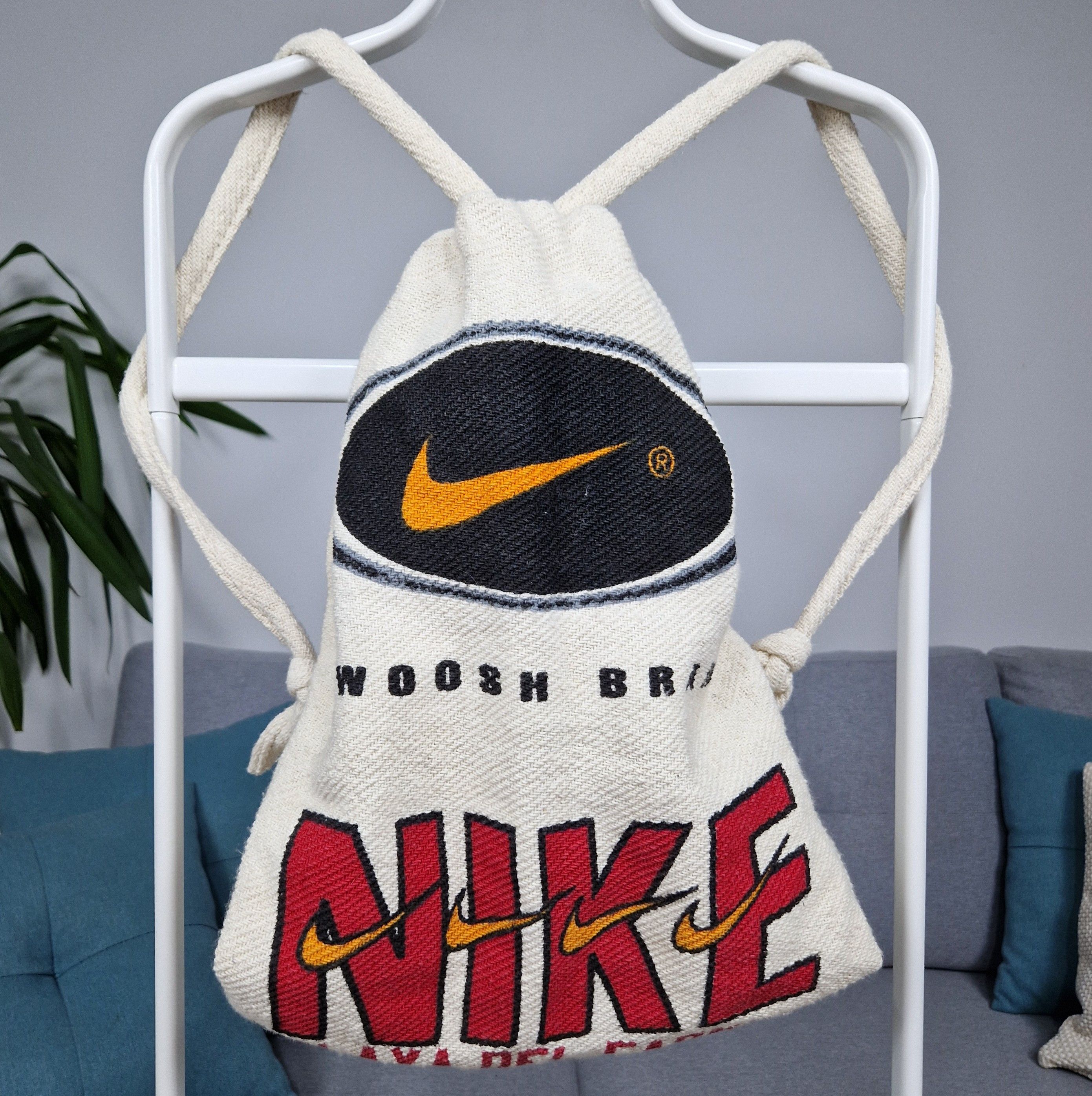 Nike Nike Swoosh Brand Playa Mexico Backpack Bag Vintage 80s 90s Size ONE SIZE - 8 Thumbnail