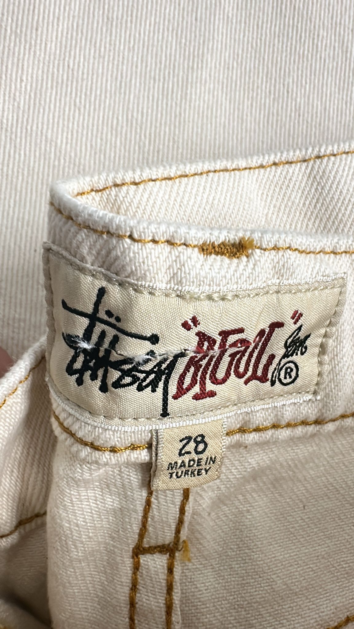 Stussy Stussy Big Ol Jean Denim “Natural” 28 Size US 28 / EU 44 - 5 Thumbnail