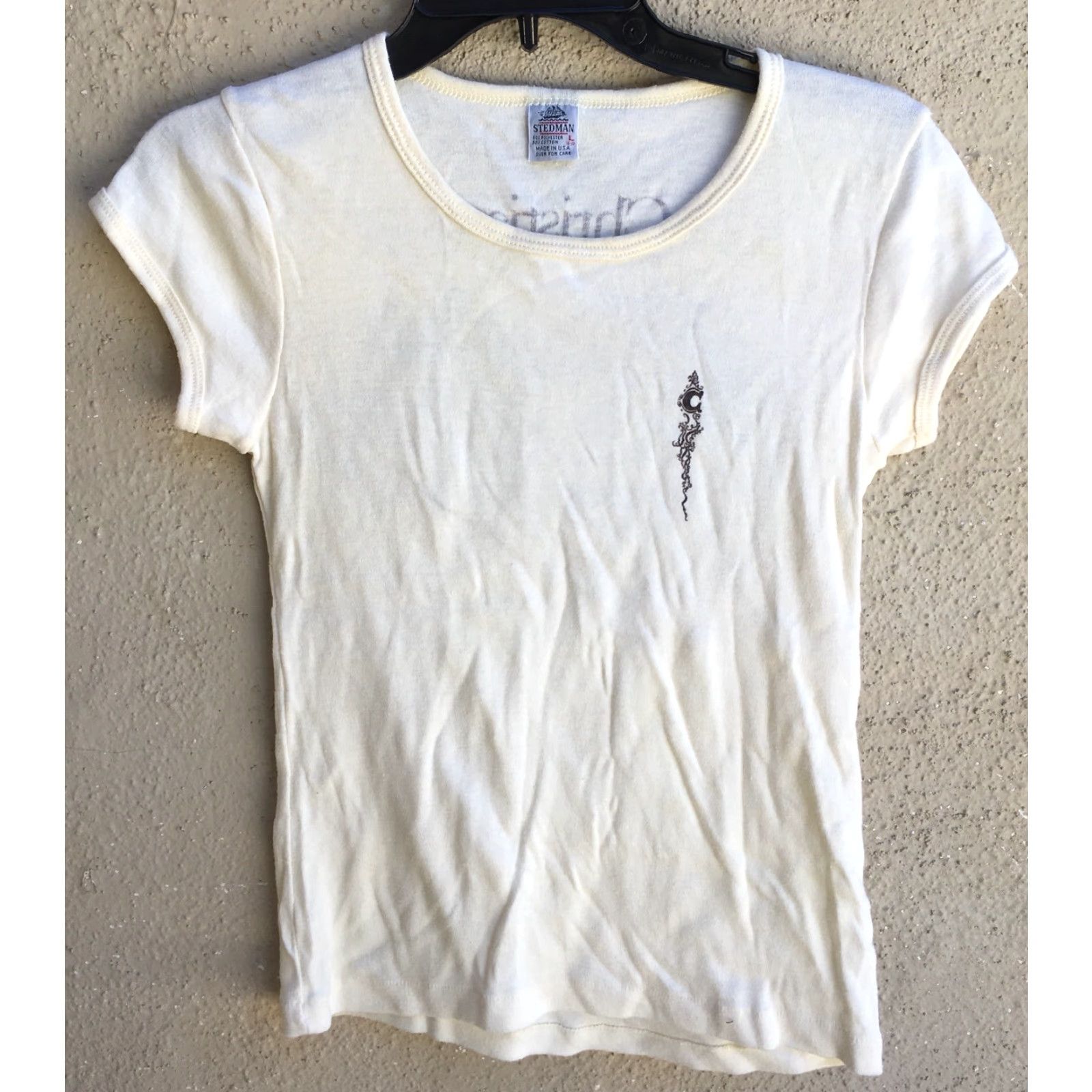 Vintage VINTAGE The Christiania Inn T Shirt Ladies 70s 80s Stedman Made In USA Size L Ivory Polycotton Graphic Hippy 1970s 1980s Mens/Womens? Size L / US 10 / IT 46 - 5 Thumbnail