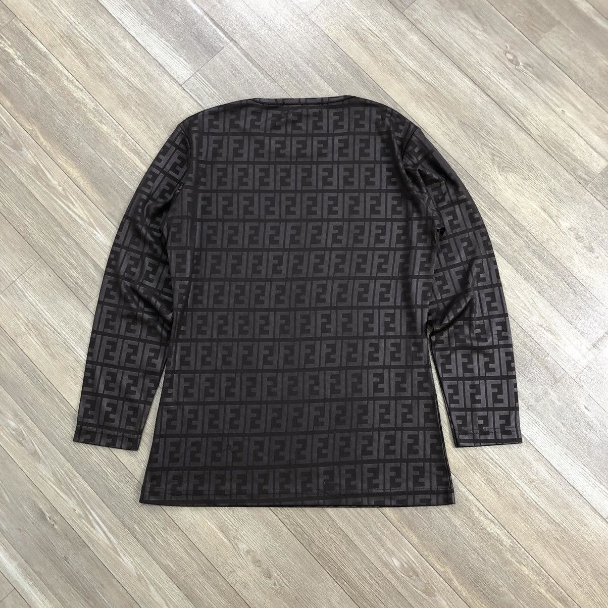 Fendi Vintage Fendi Monogram Full Print Logo Long Sleeve Size US M / EU 48-50 / 2 - 11 Thumbnail